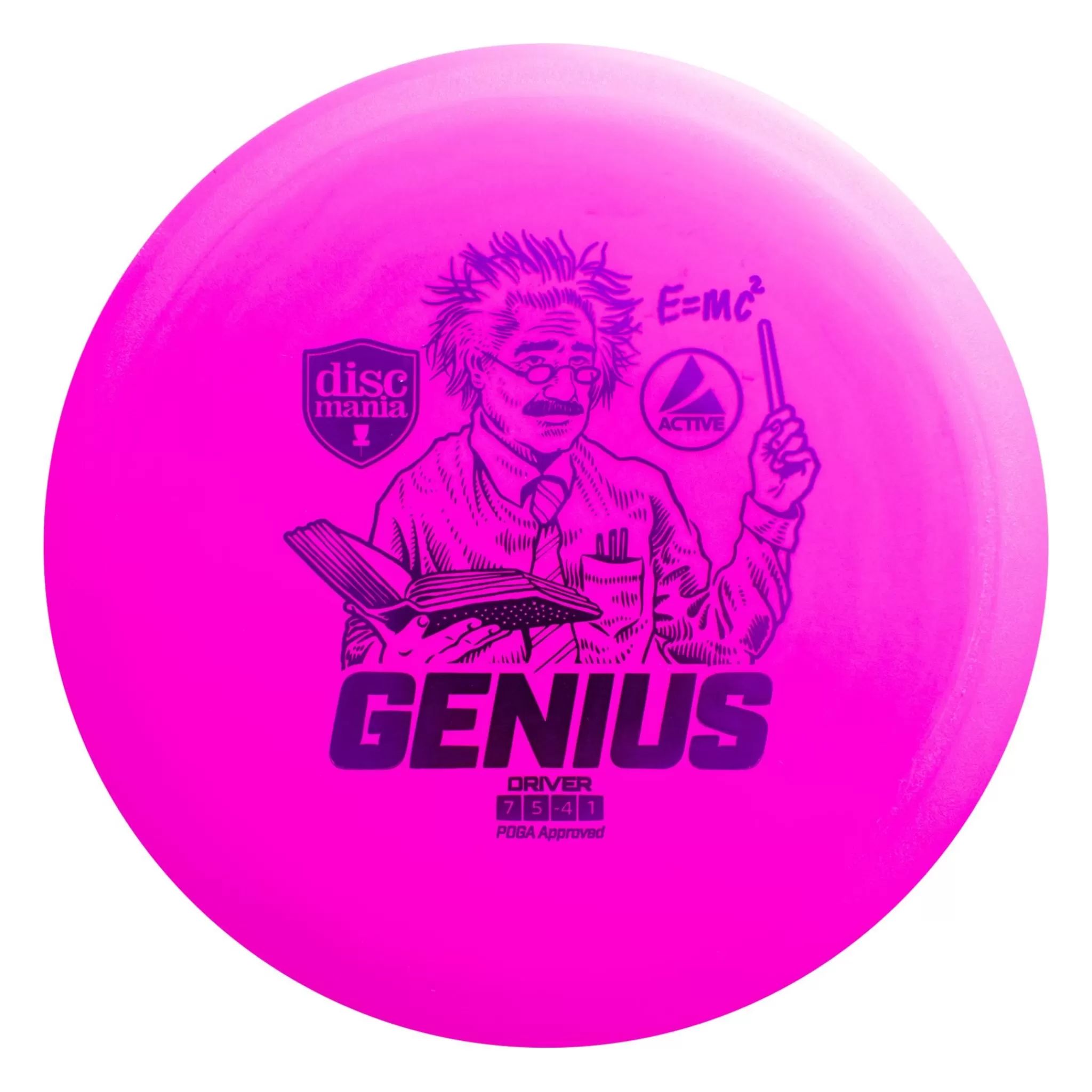 DISCMANIA Active Driver Genius Pink, Driver Frisbeegolf