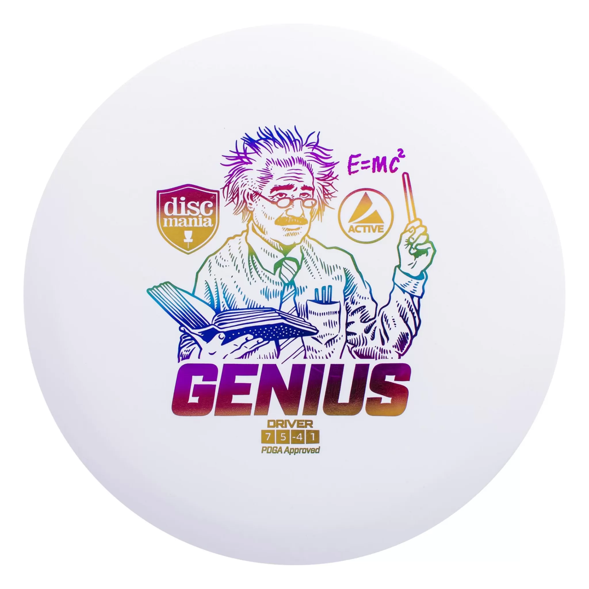 DISCMANIA Active Driver Genius White, Driver Frisbeegolf