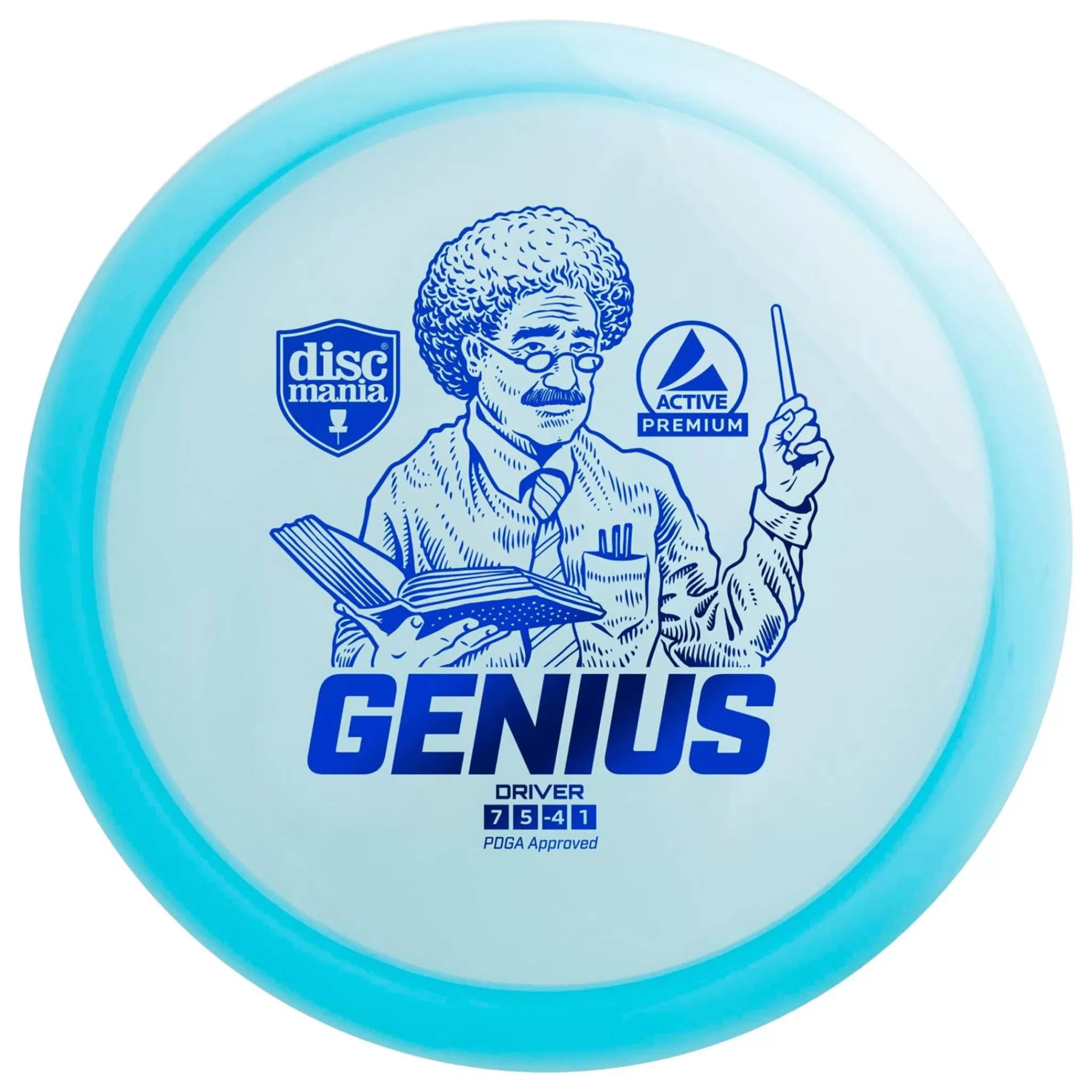 DISCMANIA Active Premium Driver Genius Blue, Driver Frisbeegolf