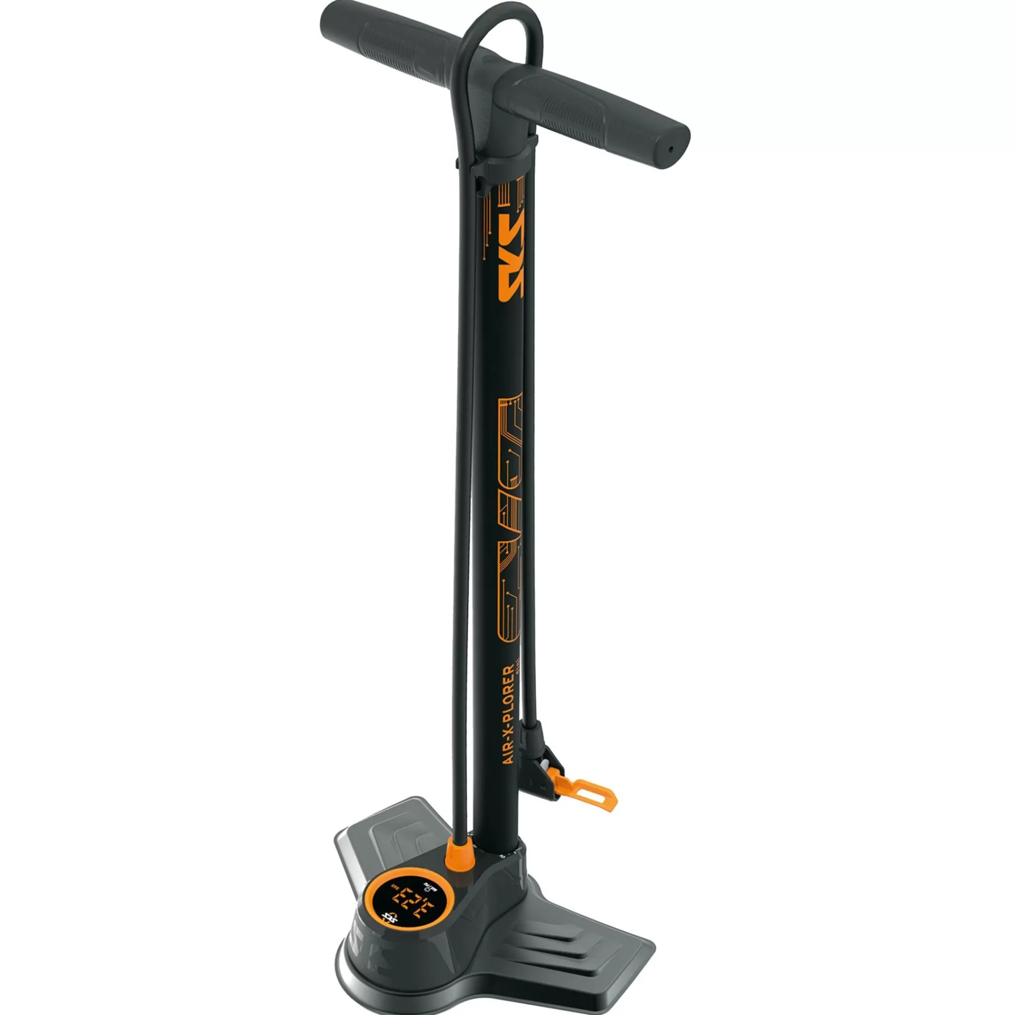 sks Air X-Plorer 10.0 Digi Floorpump, Gulvpumpe Sykkel