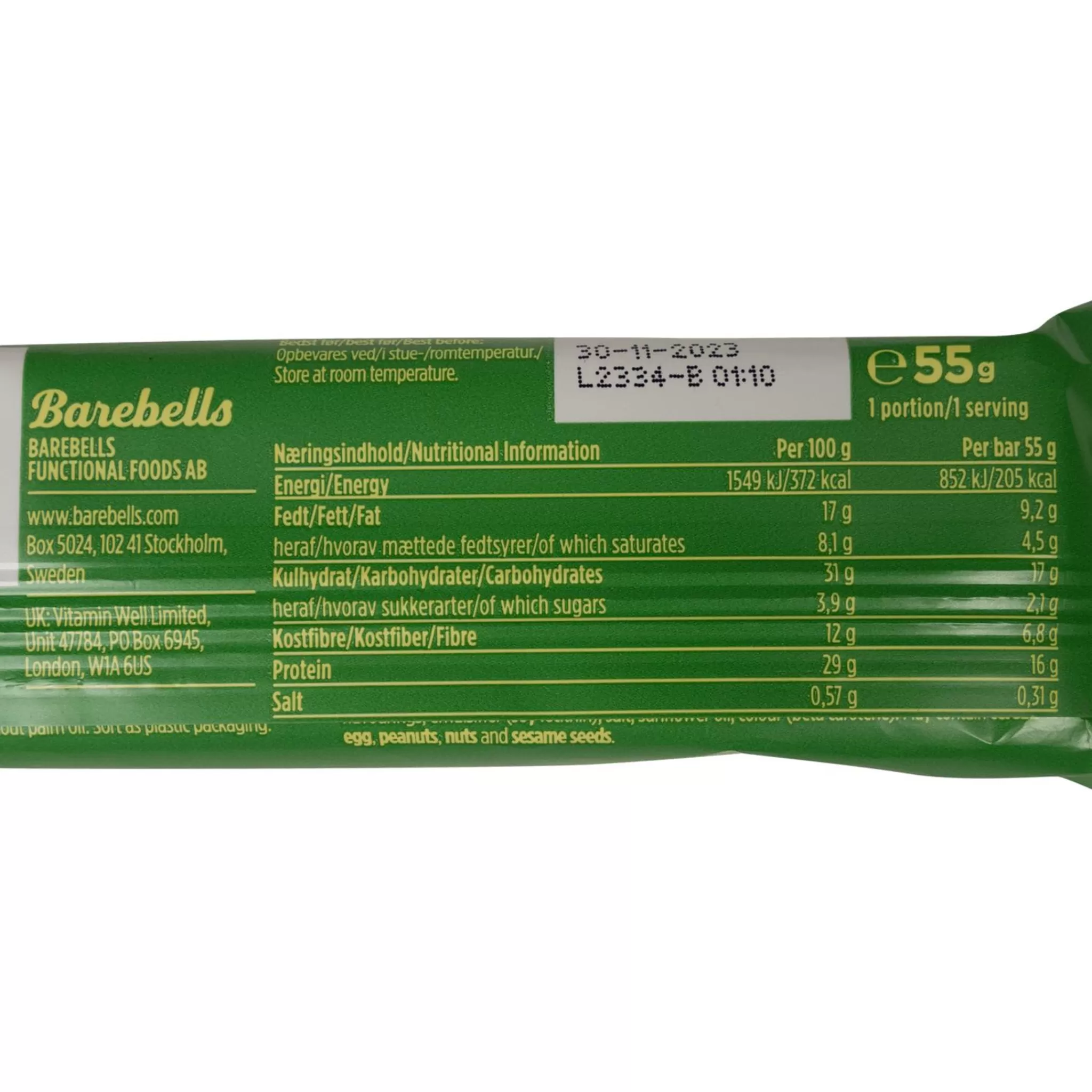 Barebells Soft Banana Dream 55G, Proteinbar