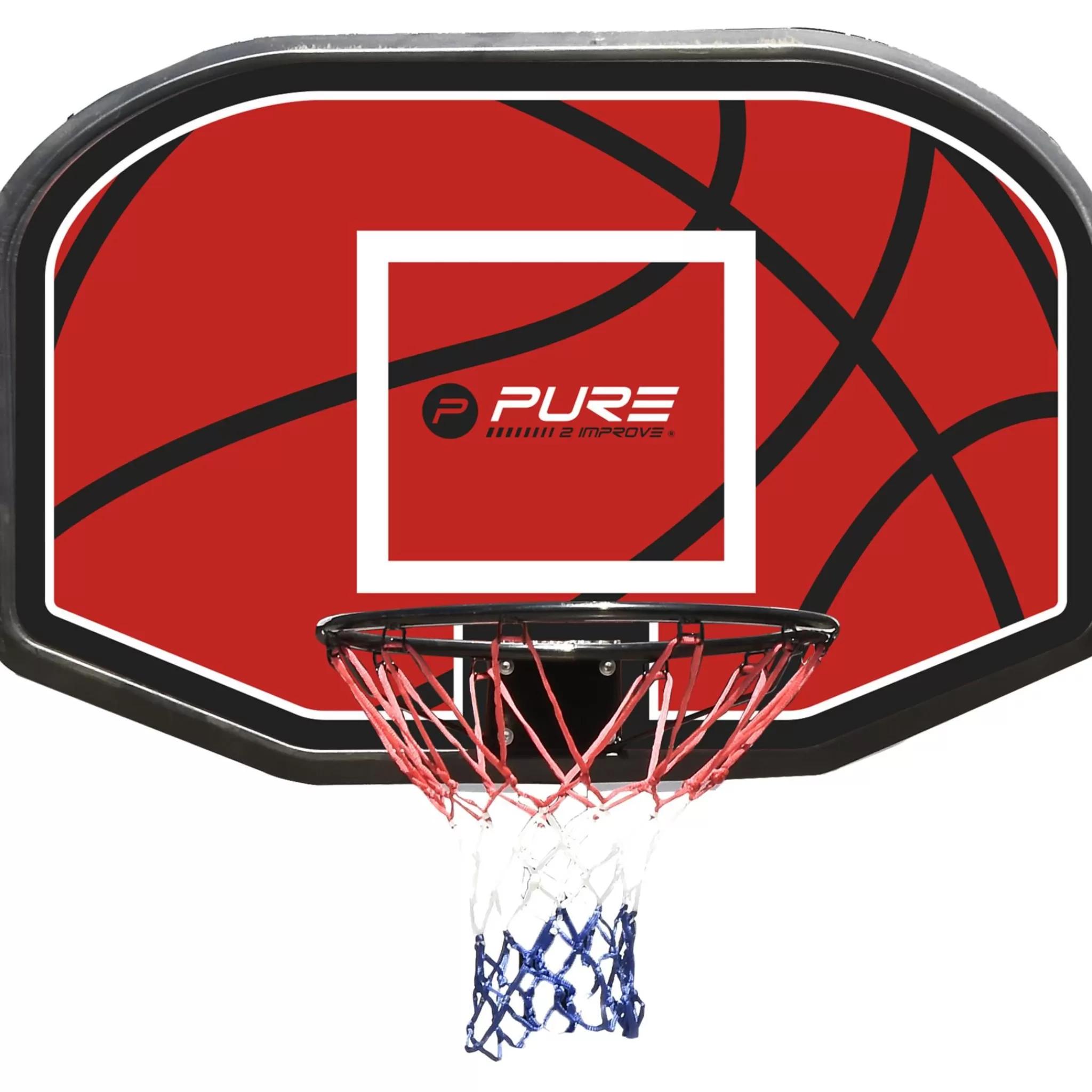 Pure2Improve Basketball Backboard, Basketballkurv