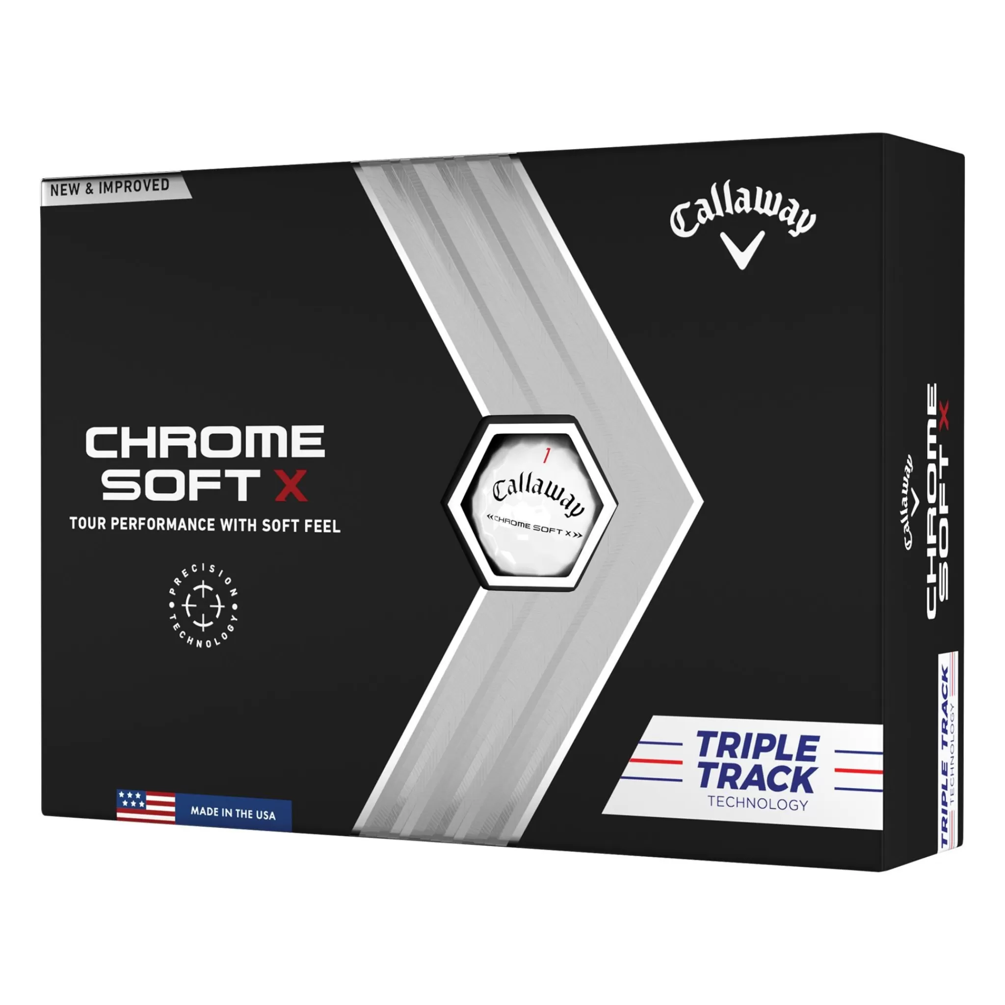 callaway Chrome Soft X - 22 Triple Track, Golfball