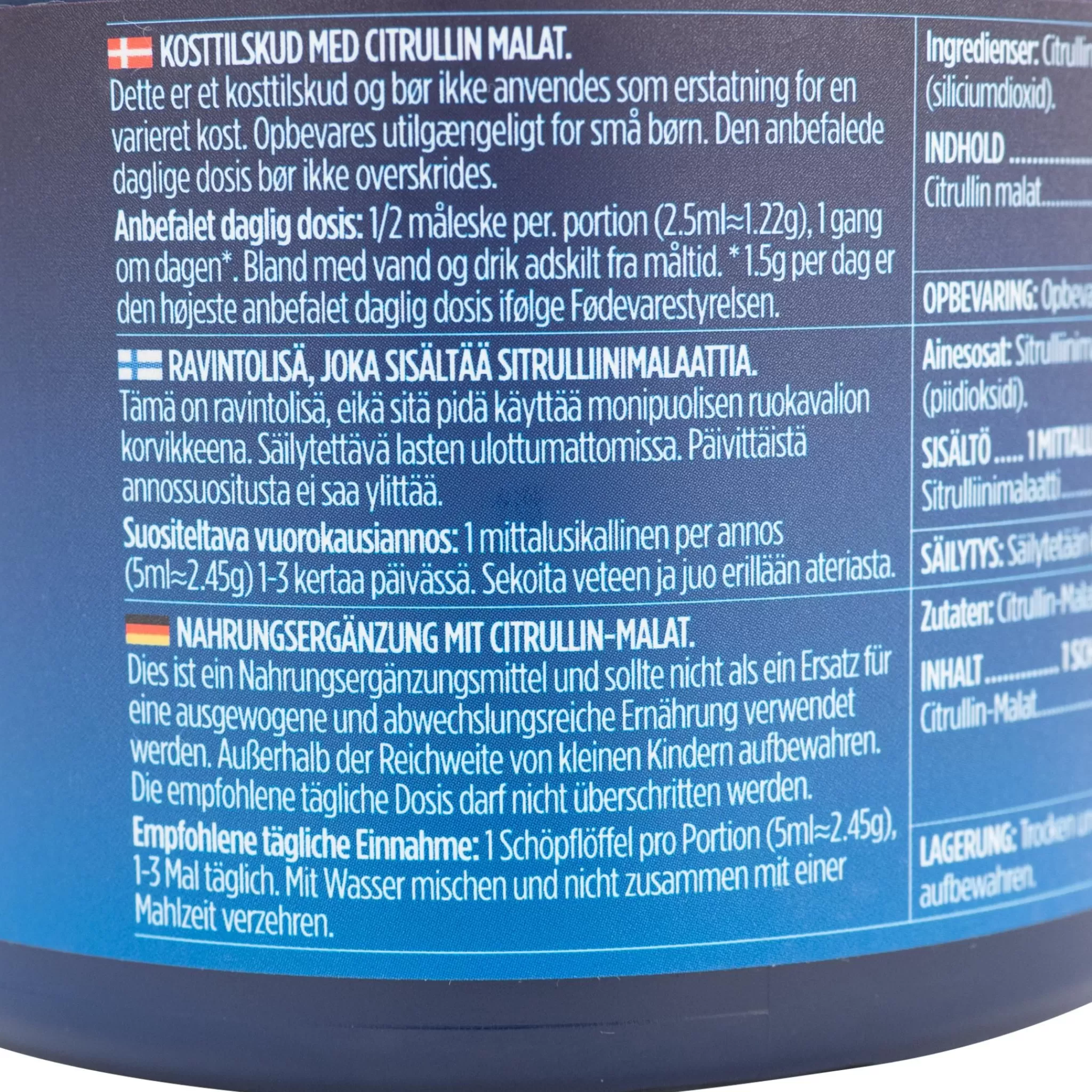 Star Nutrition Citrulin Malat, Kosttilskudd