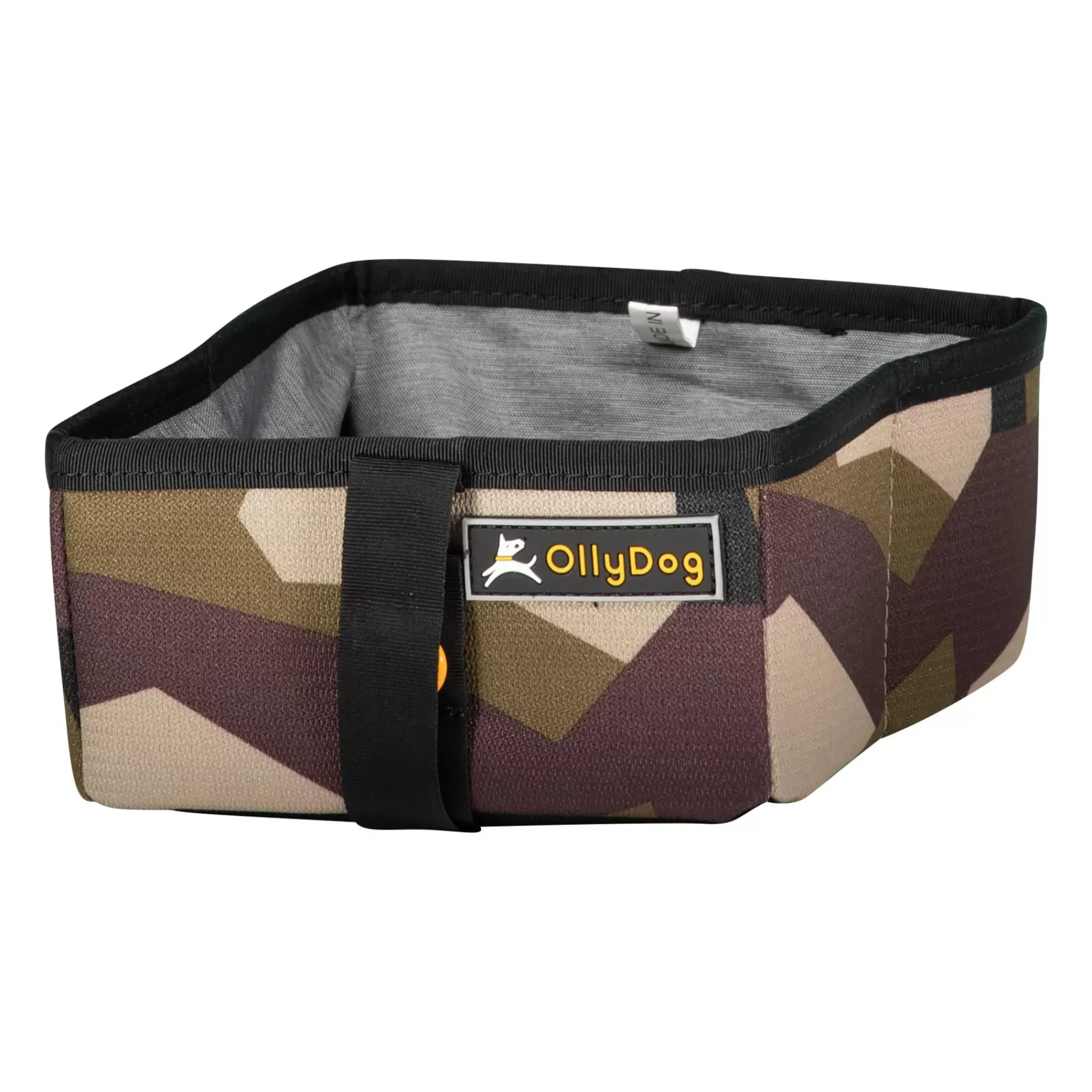 OllyDog Crumple Travel Bowl Swedish Camo, Hundeskal