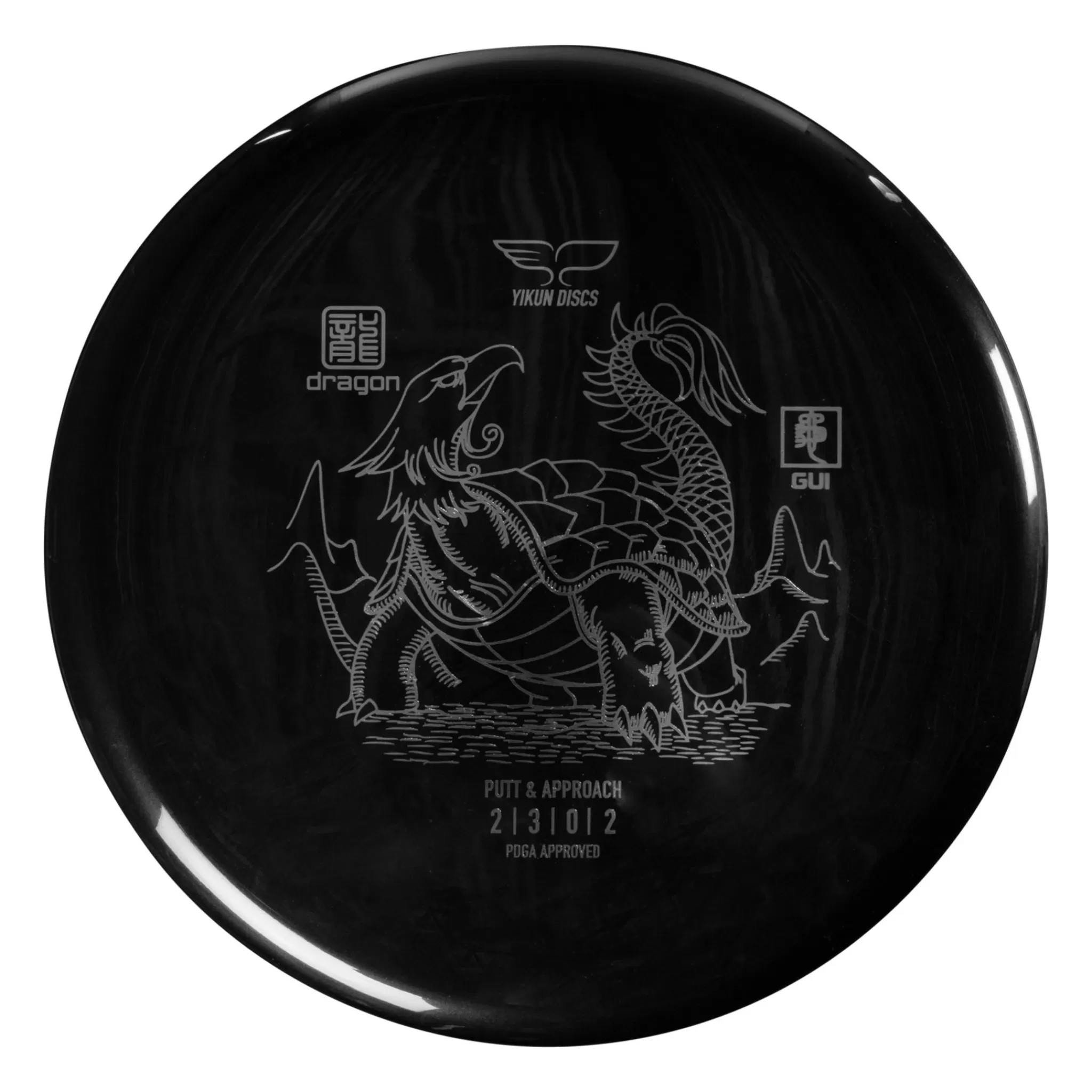 Yikun Dragon Line Putter Gui, 170-175G, Putter Frisbeegolf