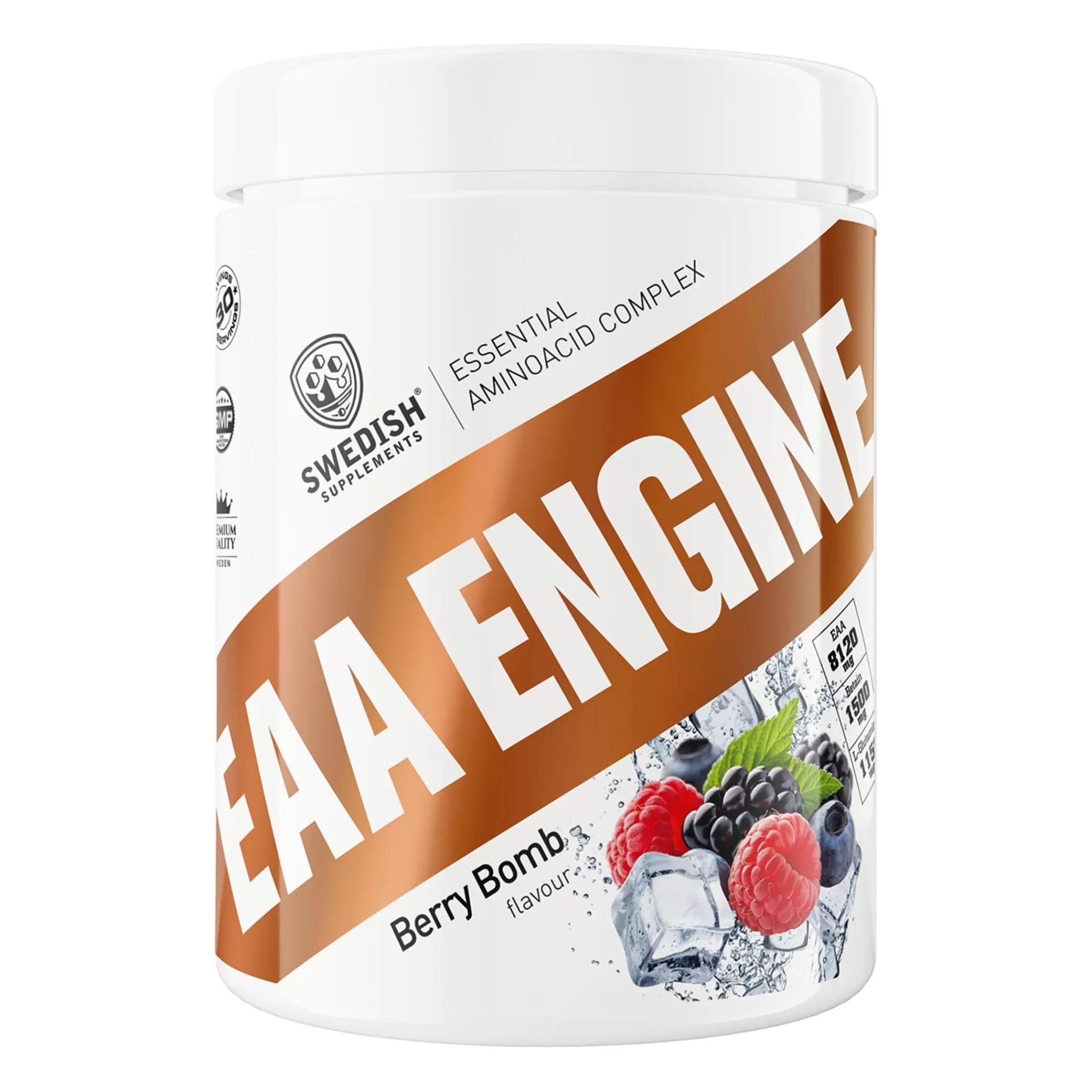 Swedish Supplements Eaa Engine, 450G, Berry Bomb, Sportsdrikk