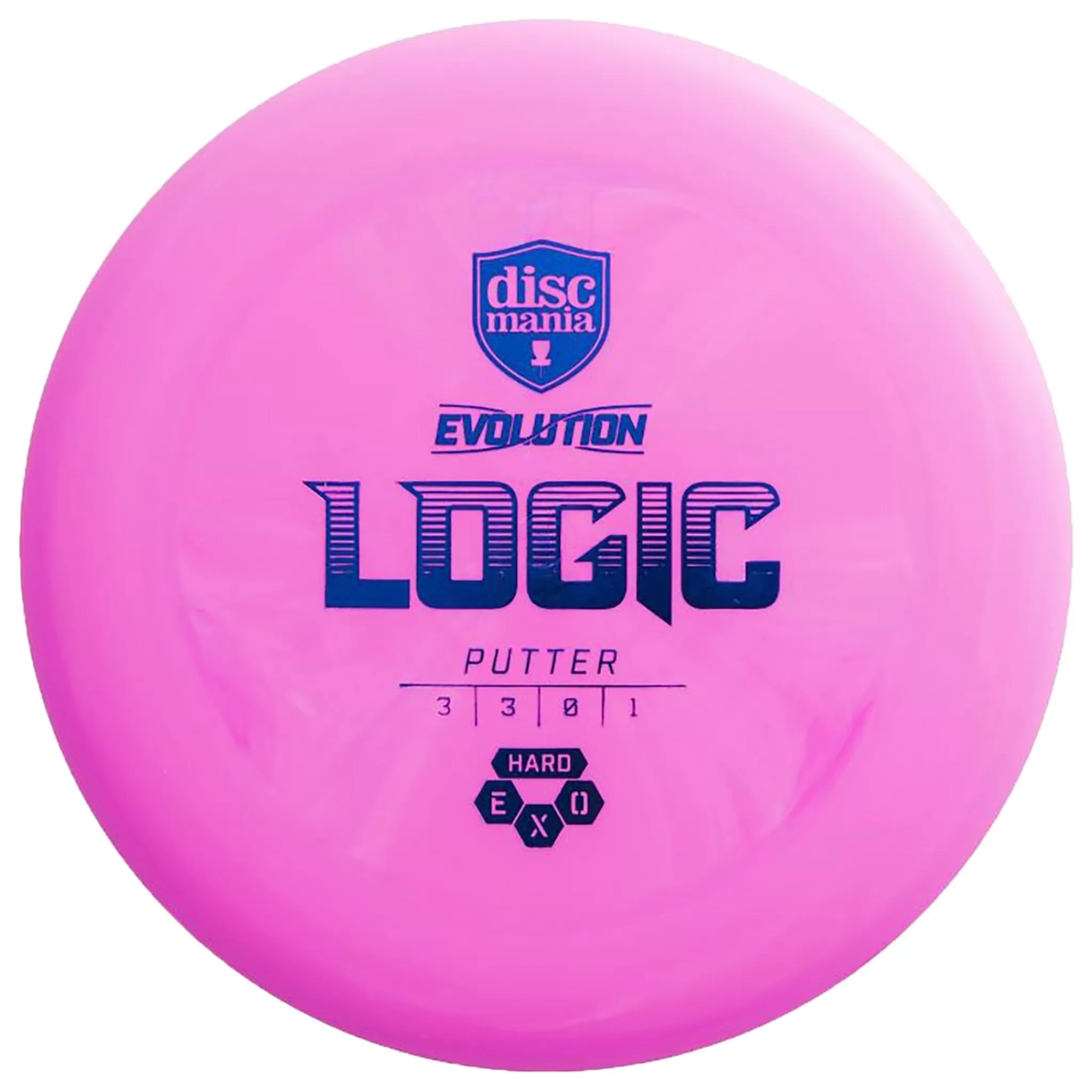 DISCMANIA Exo Putter Logic Hard, 173-176G Assorted Colors, Putter Frisbeegolf