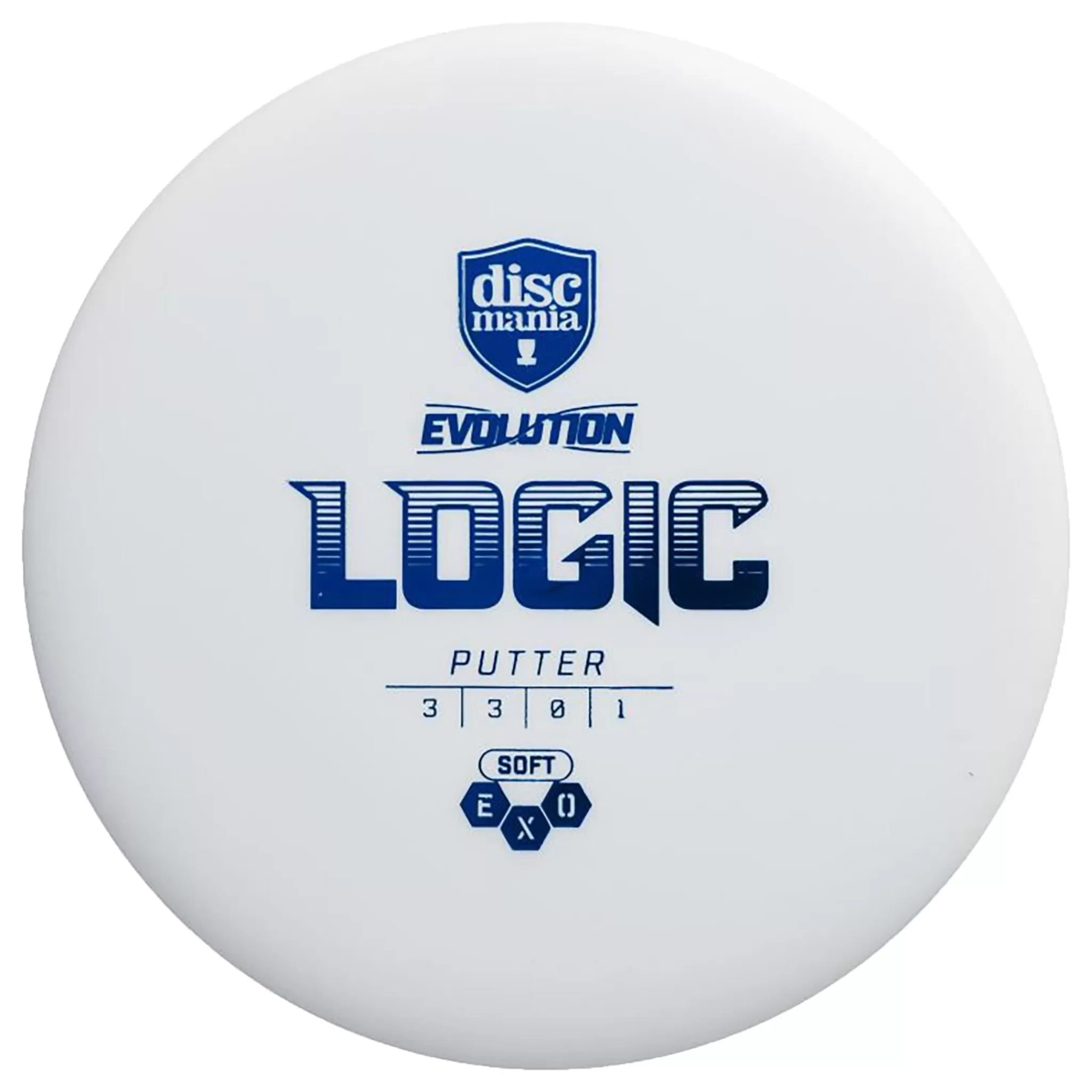 DISCMANIA Exo Putter Logic Soft, 173-176G Assorted Colors, Putter Frisbeegolf