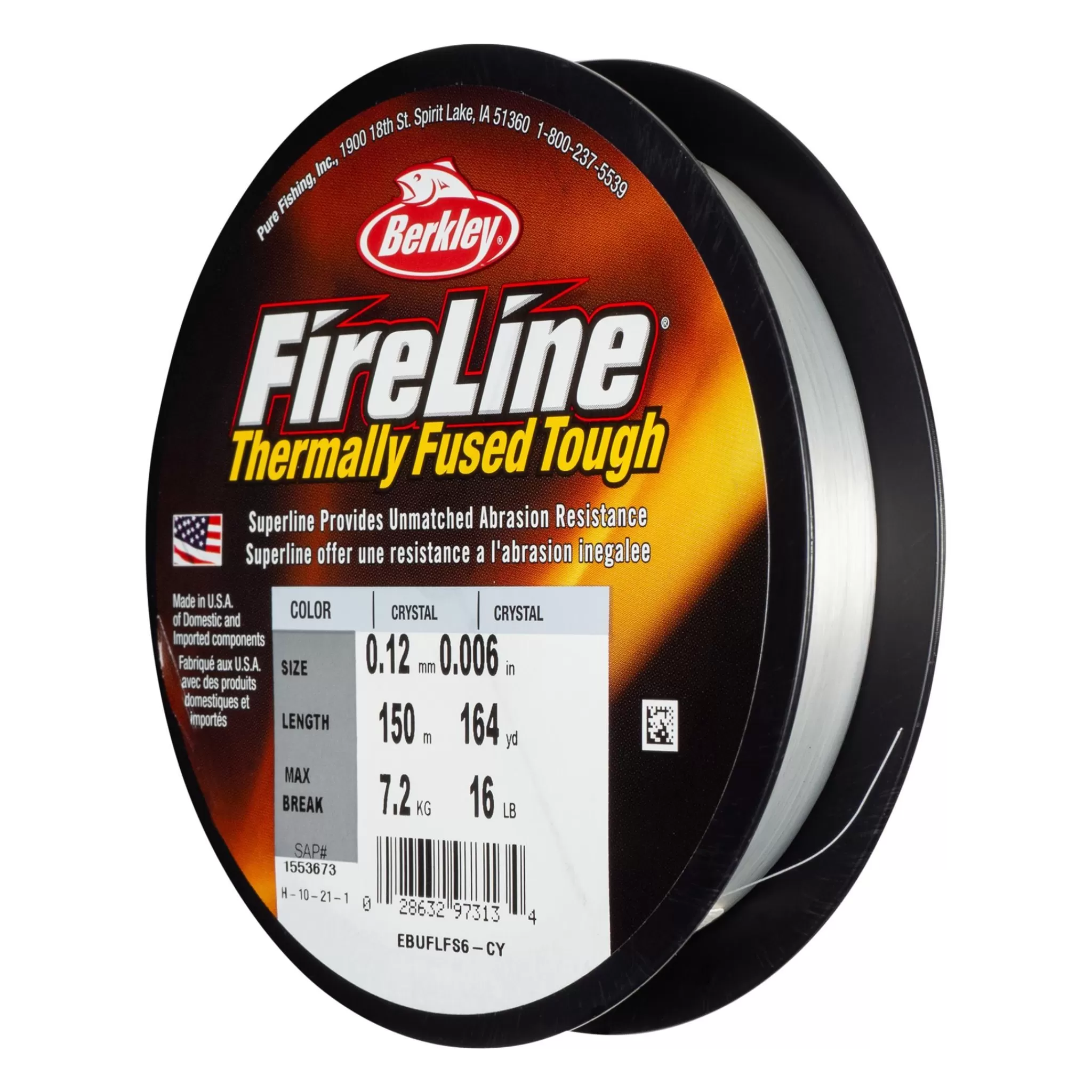 berkley Fireline 150M Crystal, Multifilament