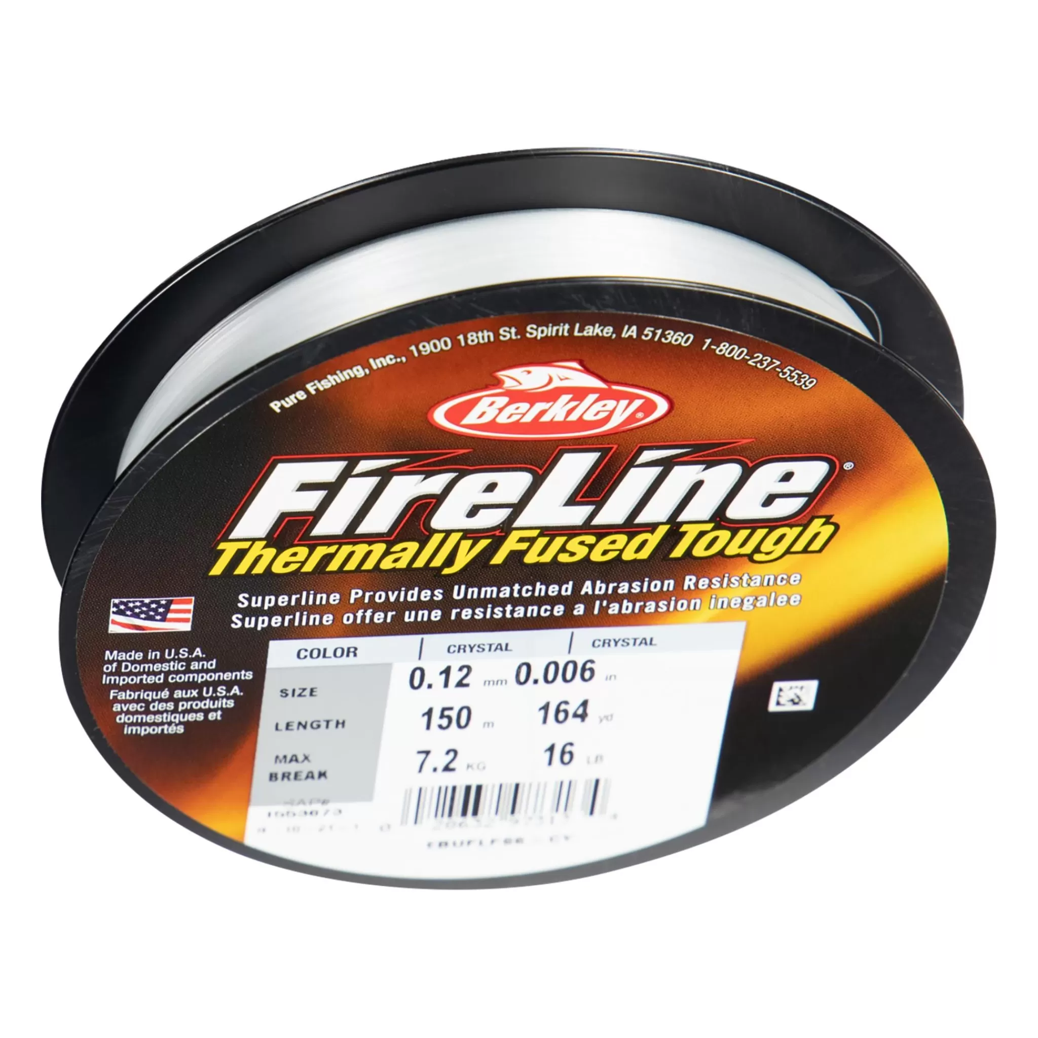 berkley Fireline 150M Crystal, Multifilament