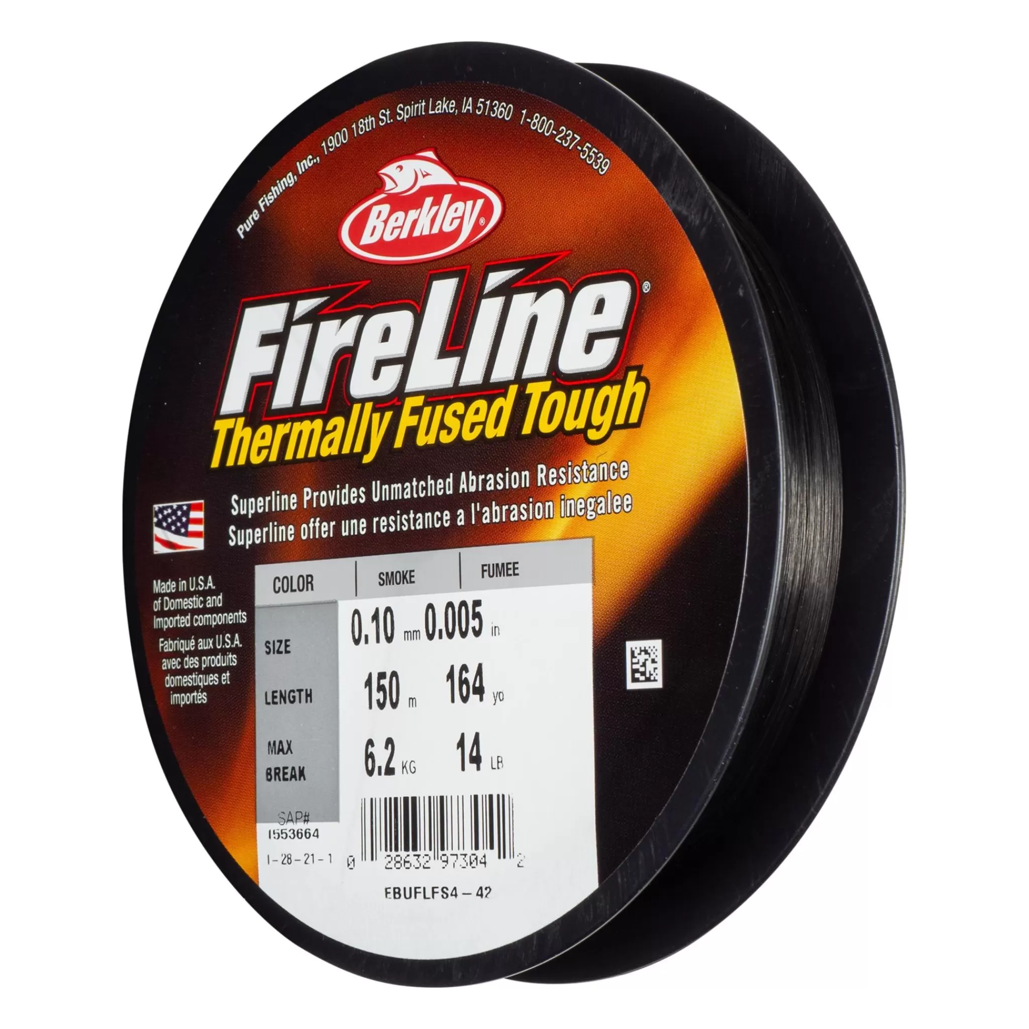 berkley Fireline 150M Smoke, Multifilament