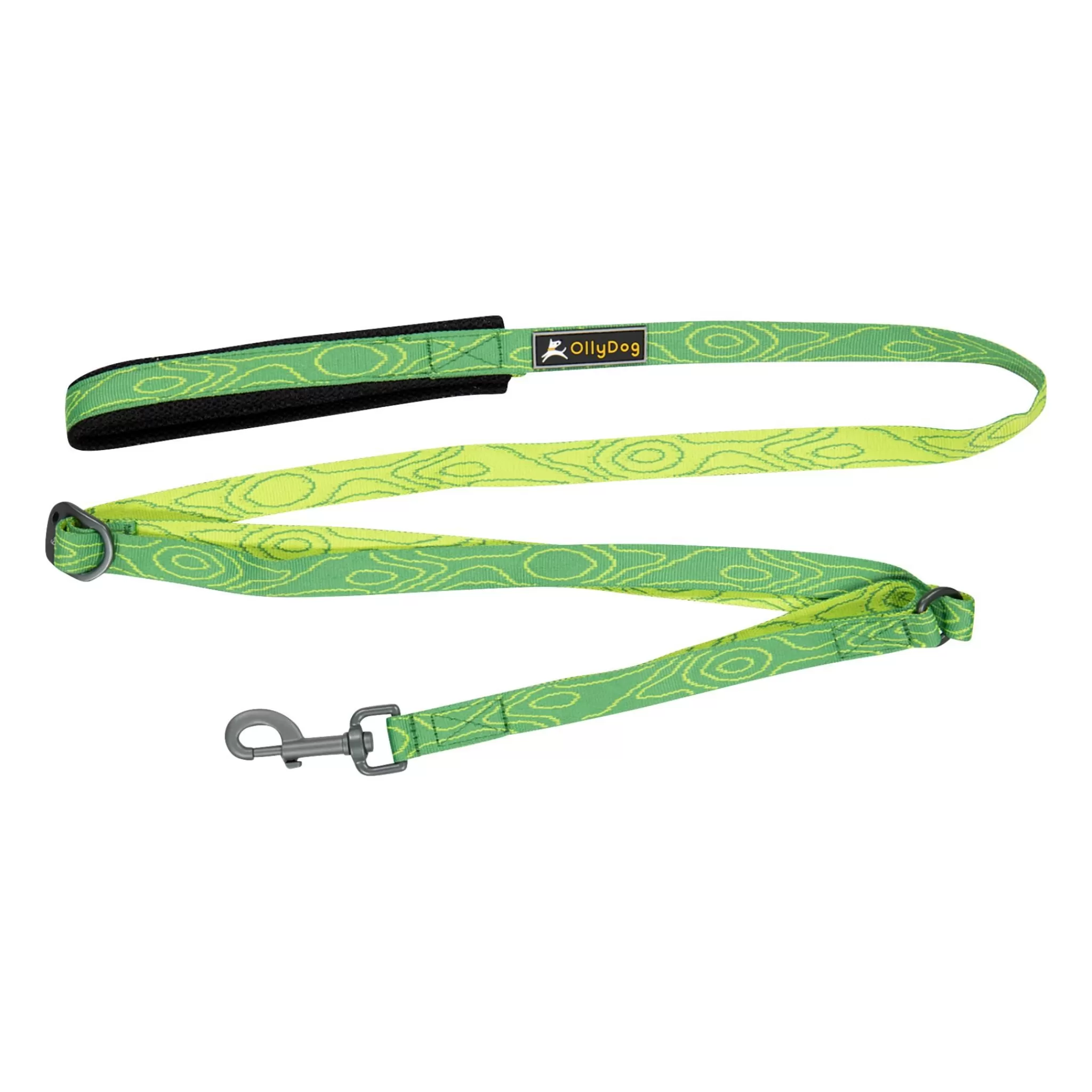 OllyDog Flagstaff Adj Leash Sage Bark, Hundeband