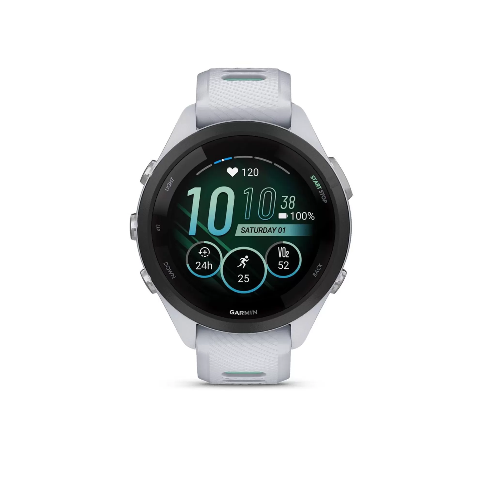 garmin Forerunner 265S, Whitestone, Amoled, Smartklokke, Multisportklokke, Unisex