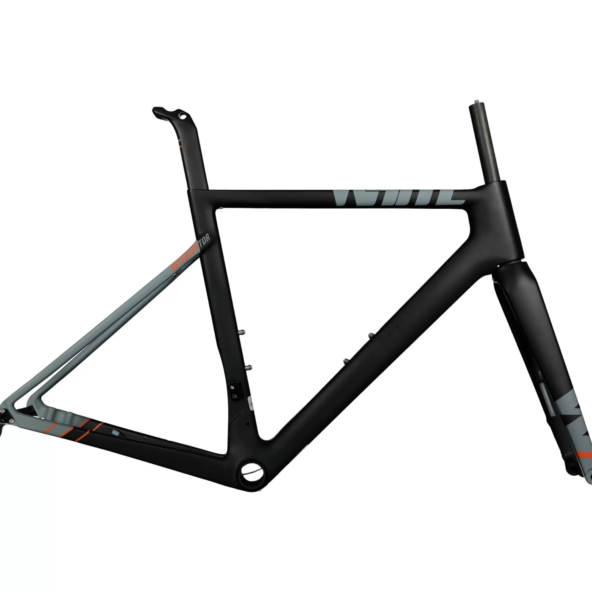 white Frame Set Rc Interceptor 19 (W/Fork And Sp)