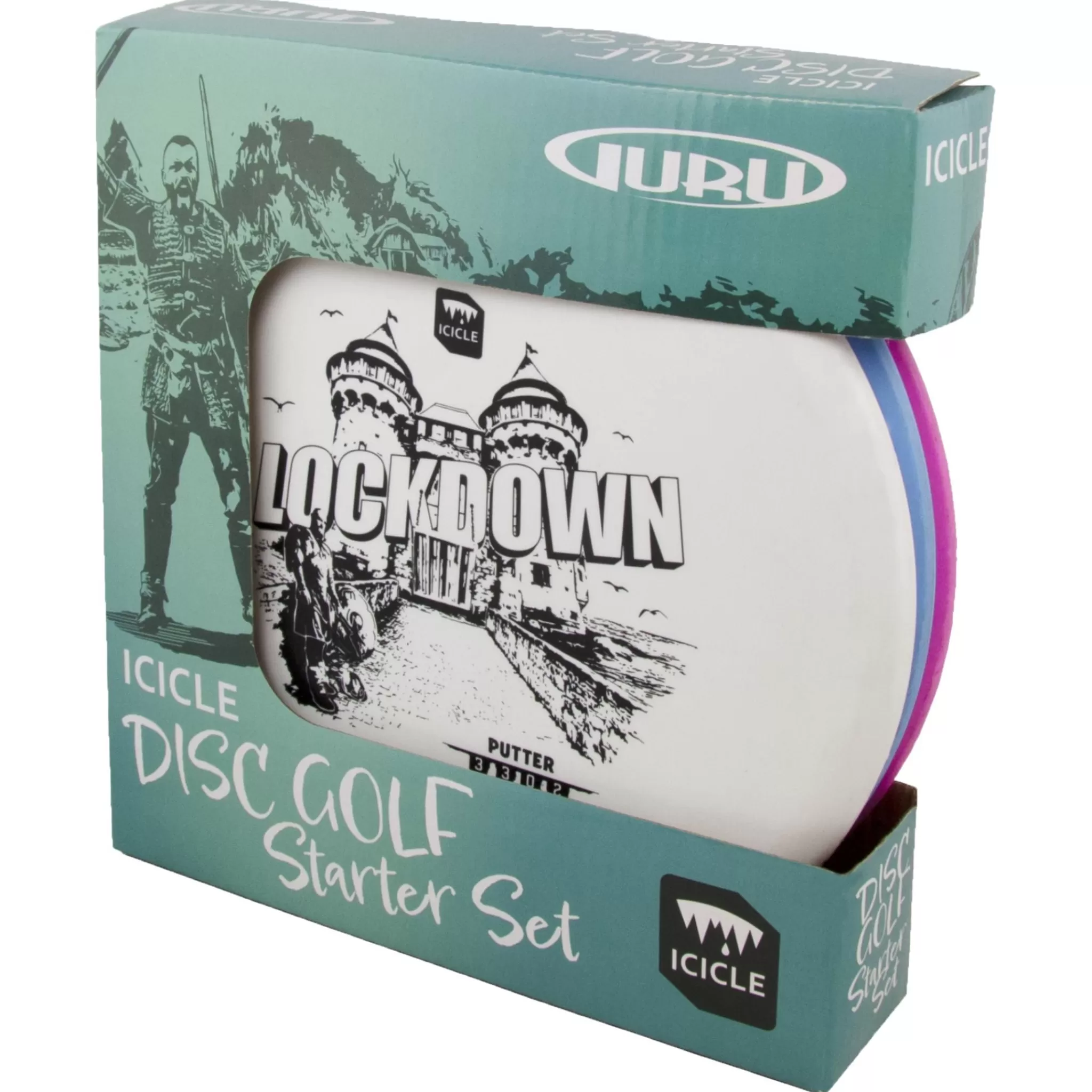 guru Icicle Disc Golf Starter Set, Sett Frisbeegolf