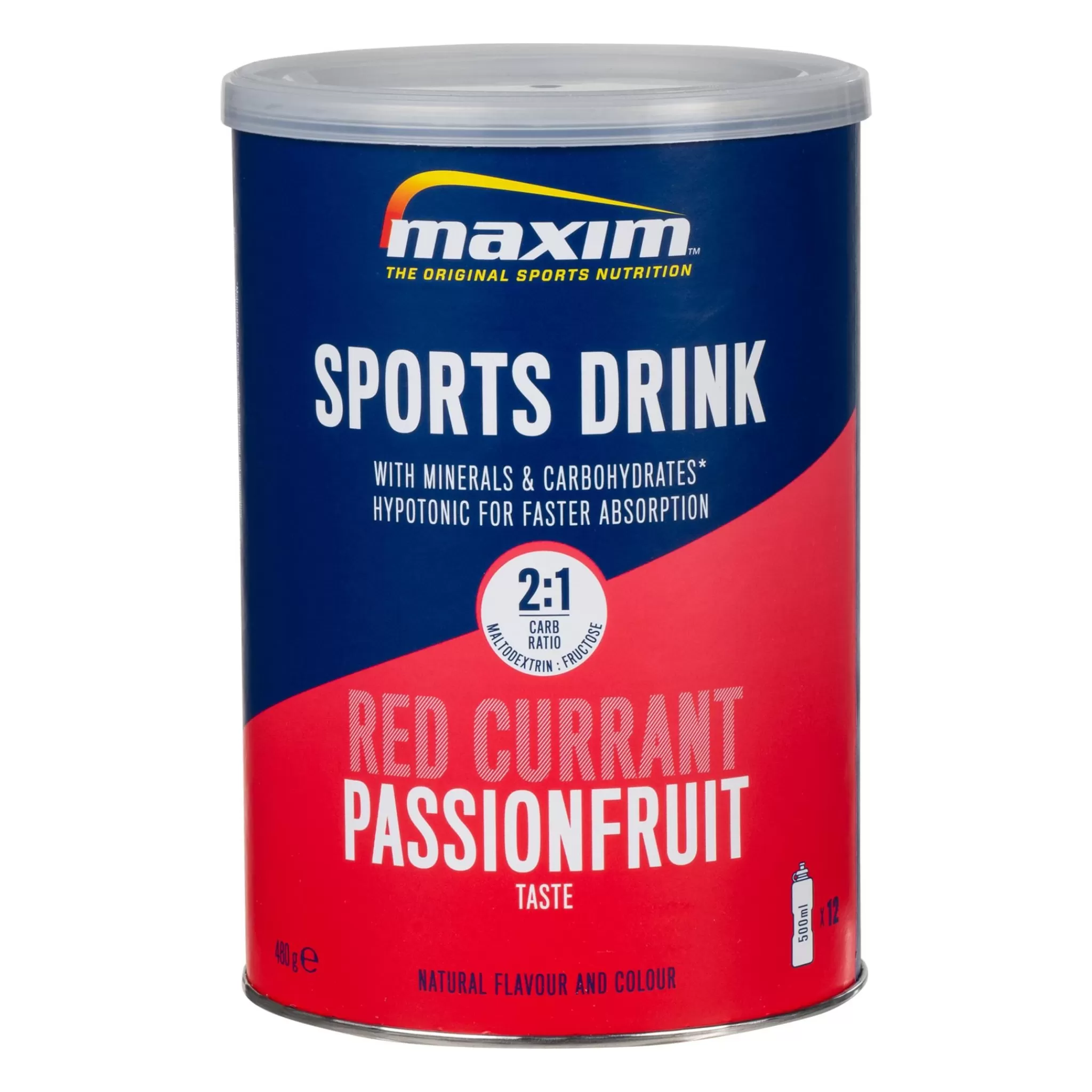 maxim Sportsdrikke Rips Og Pasjonsfrukt 480G, Sportsdrikke