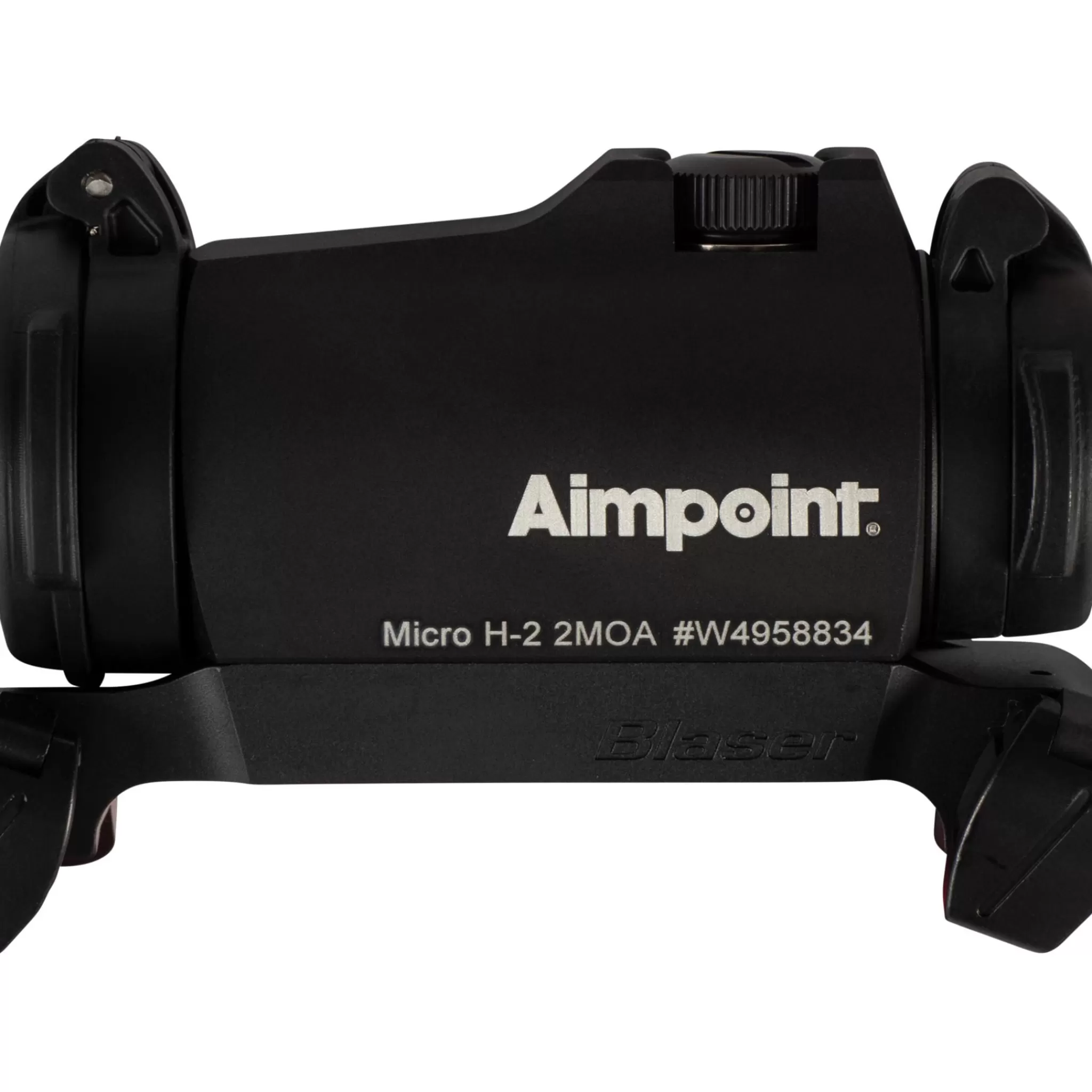 aimpoint Micro H-2 2Moa W Blaser Saddle Mount, Rodpunktsikte