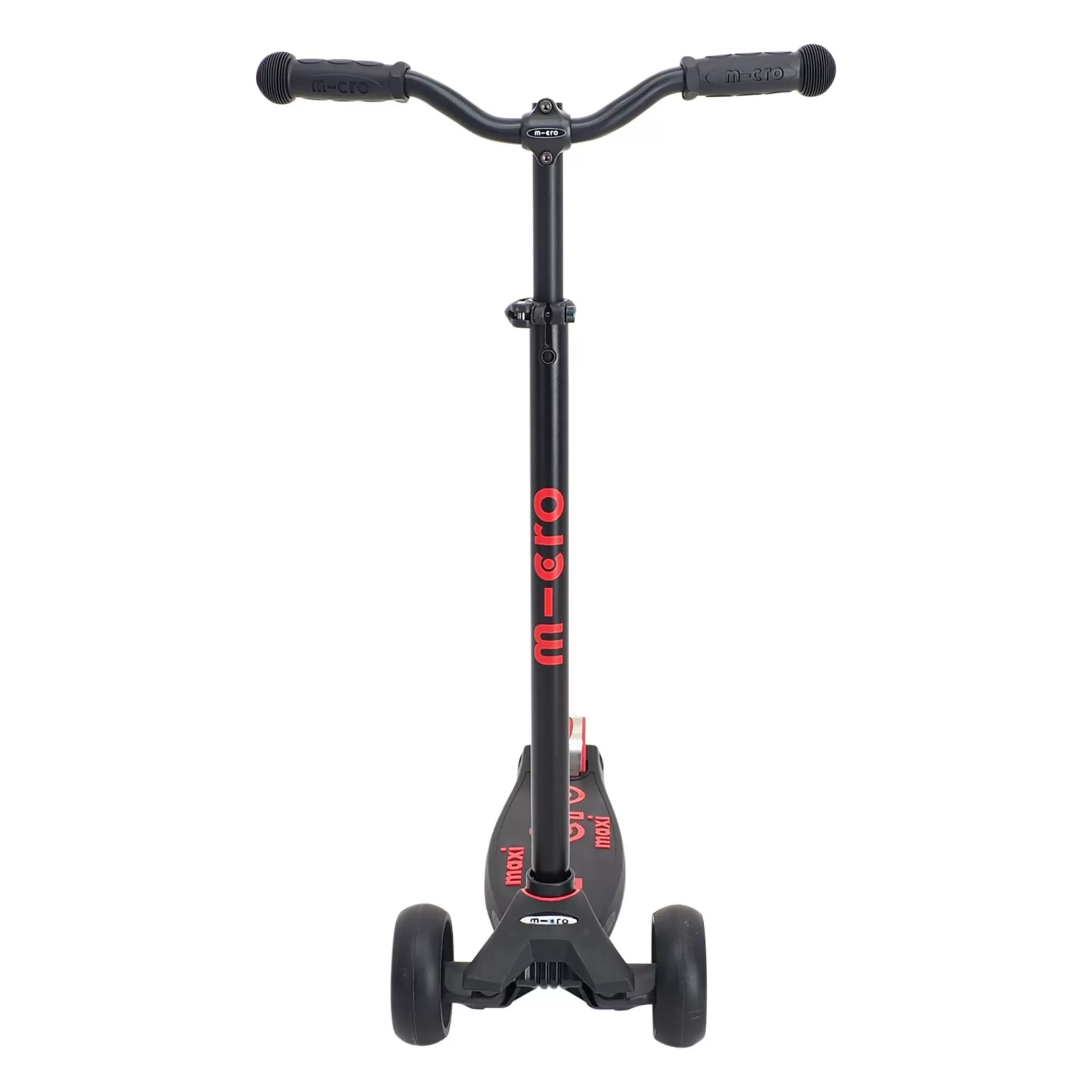 micro maxi Deluxe Pro Black/Red 3 Scooter, Sparkesykkel Barn