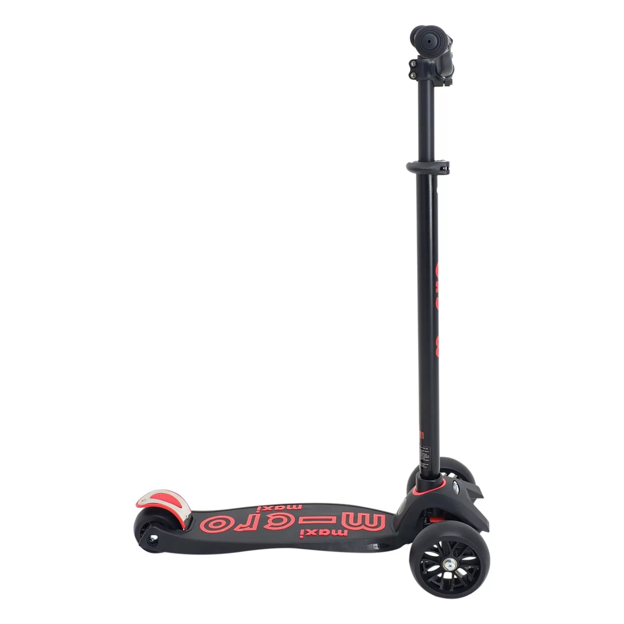 micro maxi Deluxe Pro Black/Red 3 Scooter, Sparkesykkel Barn