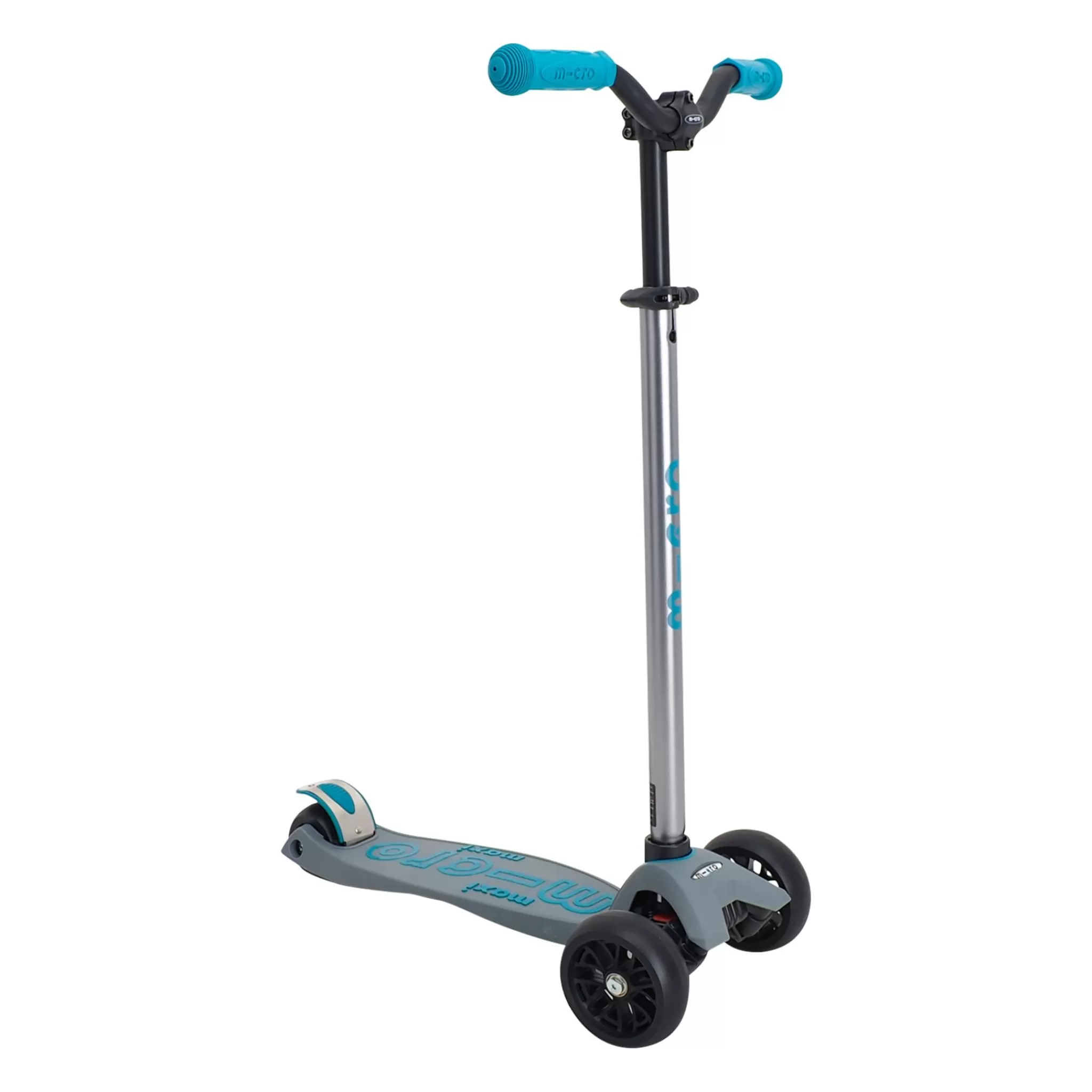 micro maxi Deluxe Pro Grey/Aqua 3 Scooter, Sparkesykkel Barn