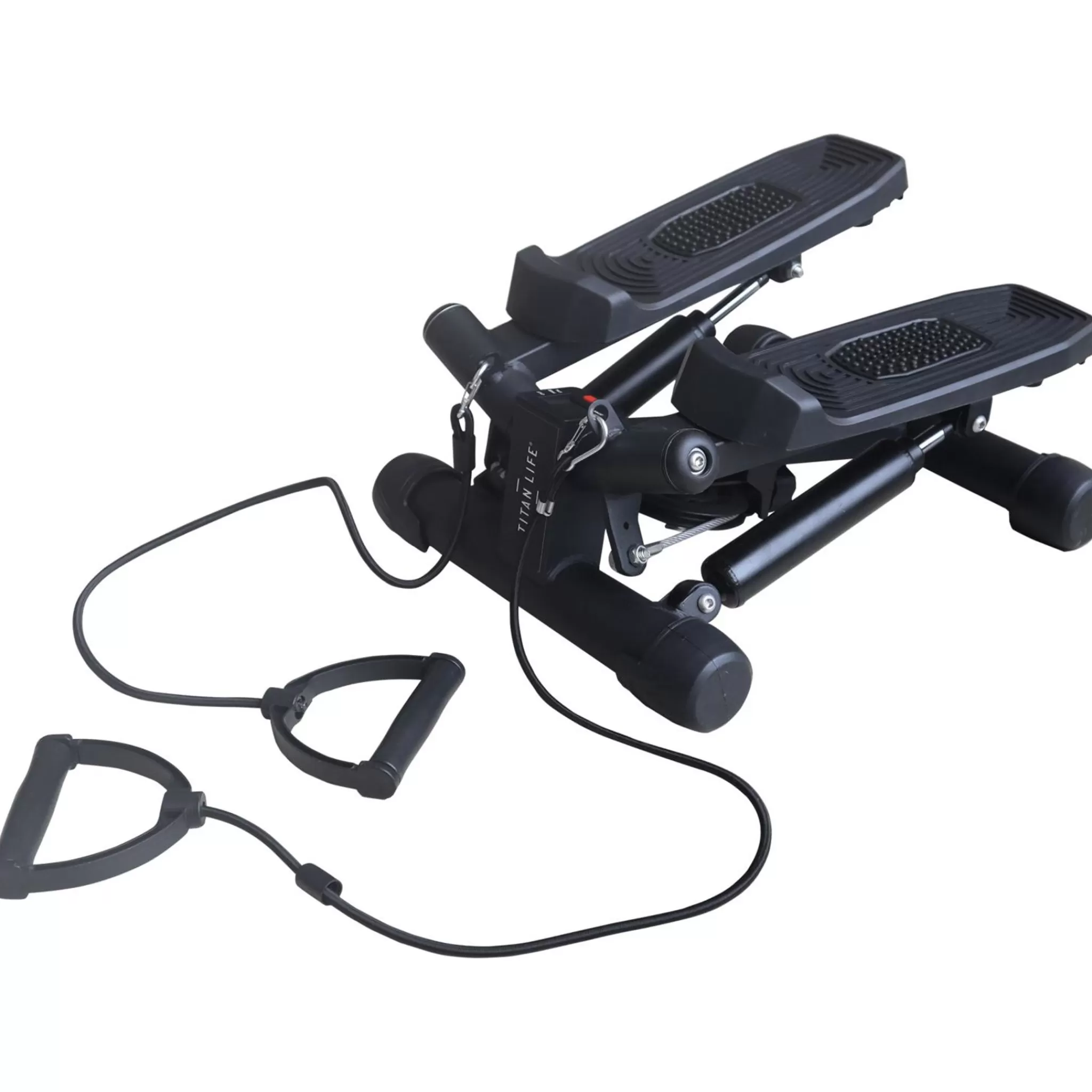 TITAN LIFE Mini Stepper With Resistance Tubes, Mini Stepper Med Motstandsband