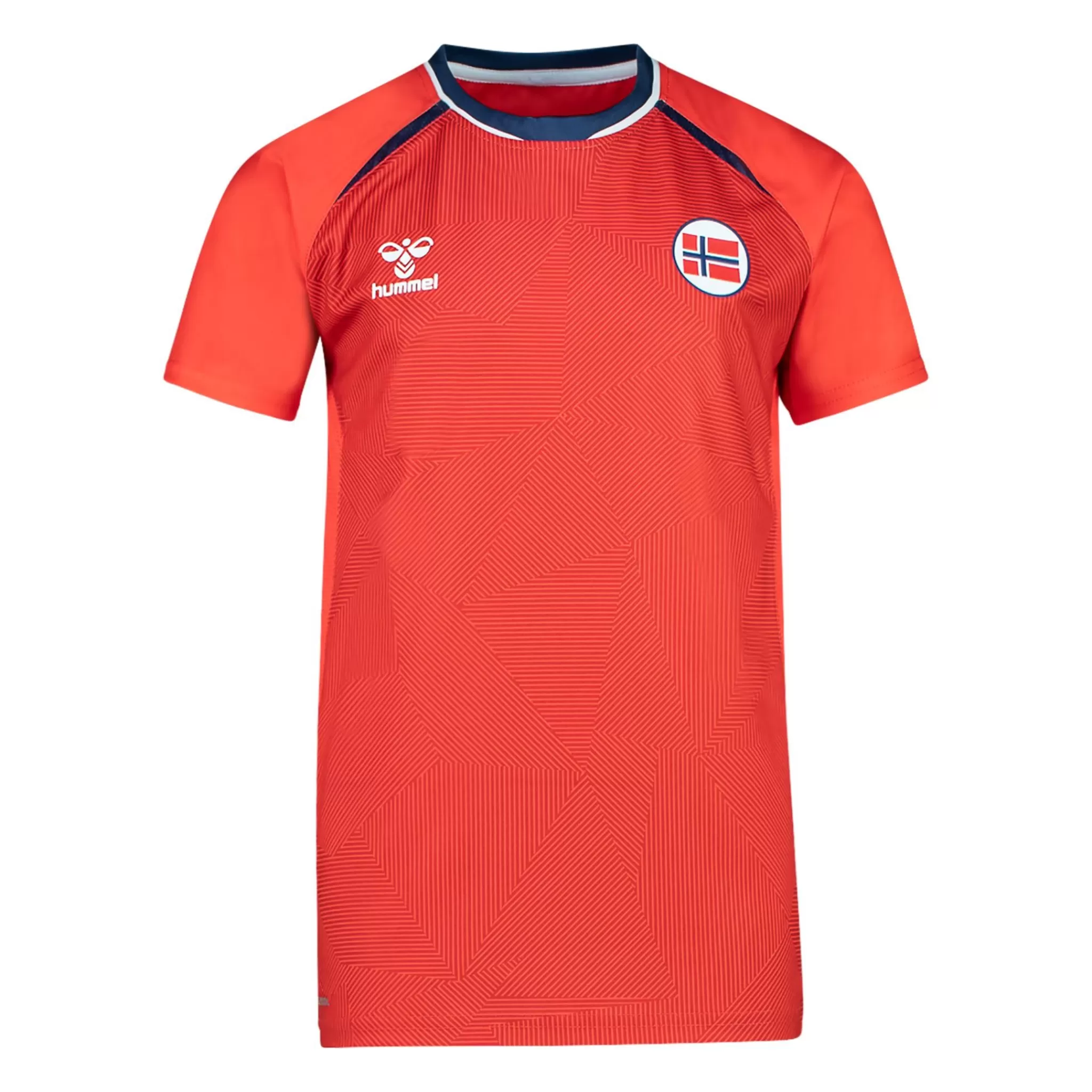 hummel Nhf Olympic 21 Jersey Short Sleeve, Fotballdrakt, Barn