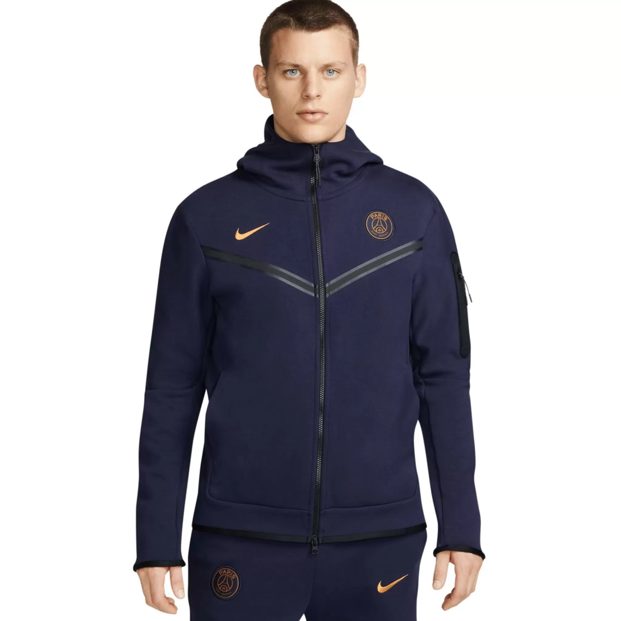 nike Paris Saint-Germain Techfleece Hoodie, Hettejakke, Herre