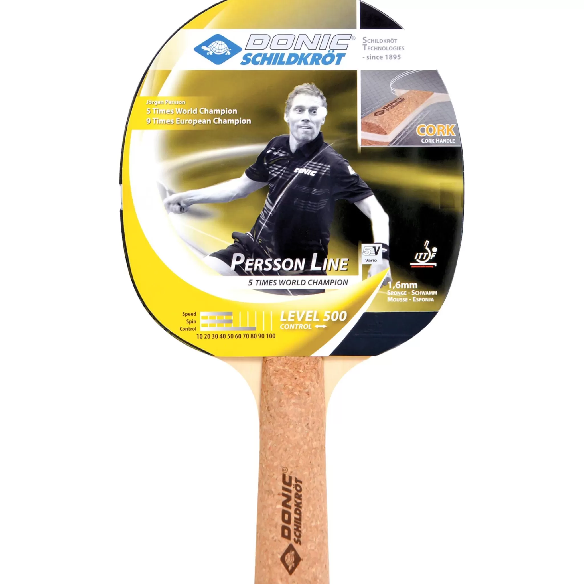 Donic Schildkröt Persson 500 3-Star, Bordtennisracket