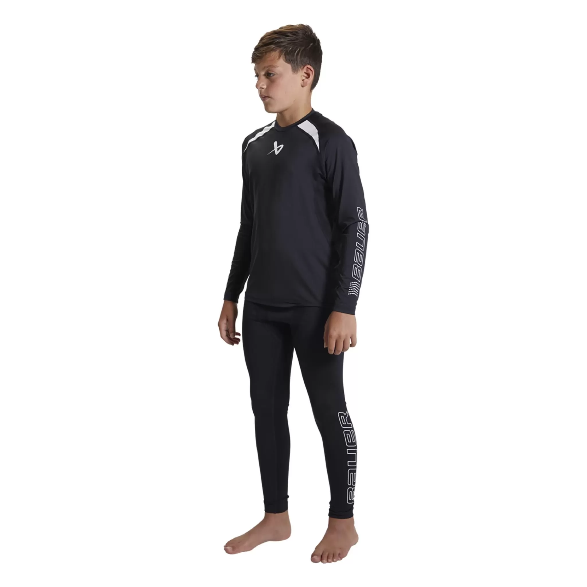 bauer S22 Perfromance Long Sleeve Top-Yth 23/24, Treningstroye Barn