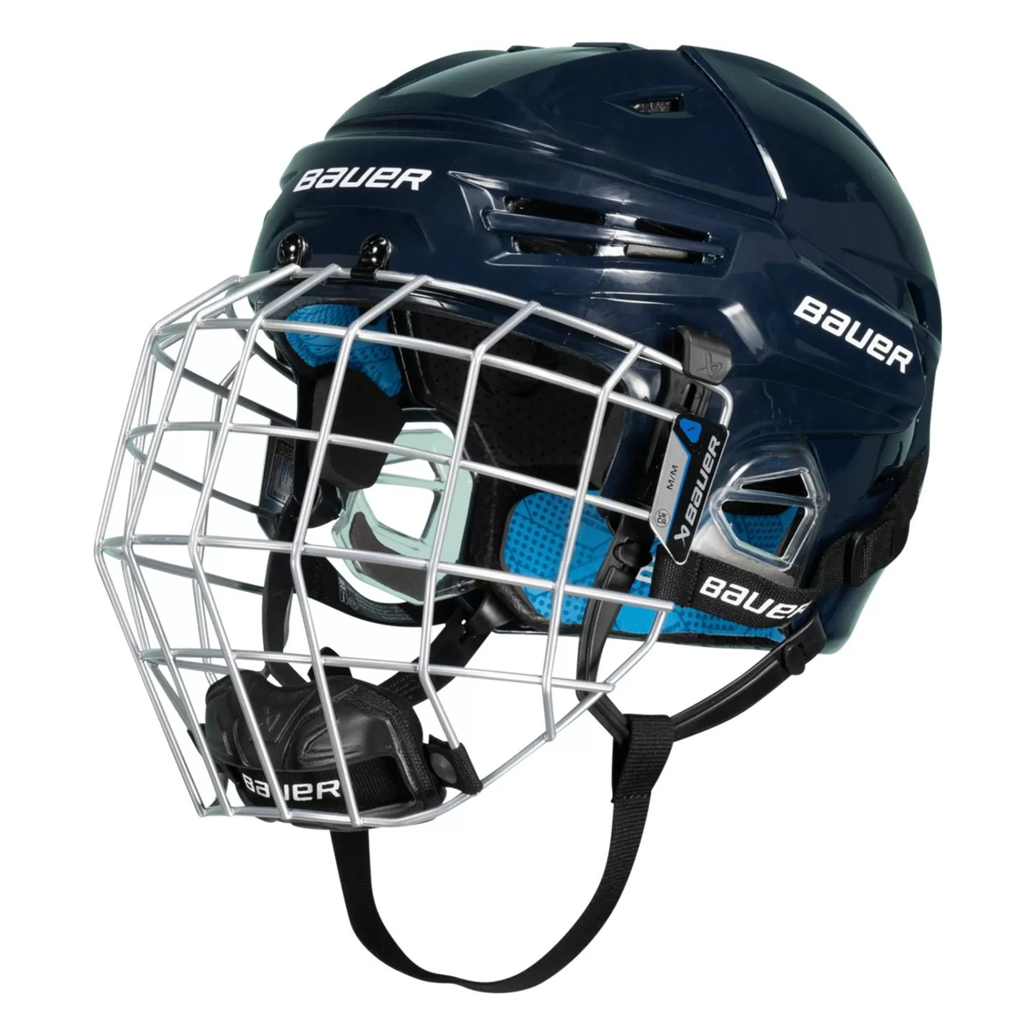 bauer S23 Re-Akt 65 Helmet-Combo 23/24, Hockeyhjelm, Unisex