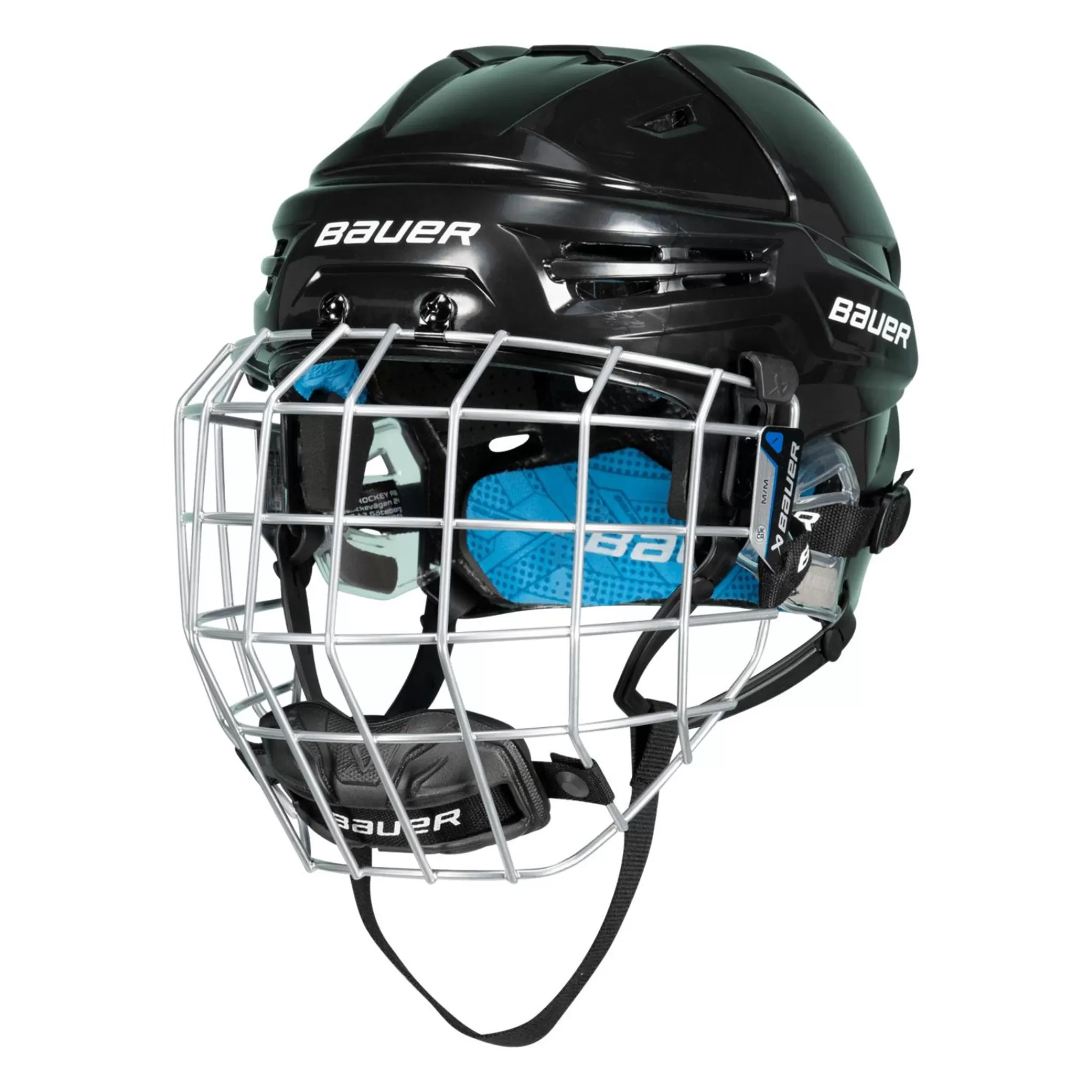 bauer S23 Re-Akt 65 Helmet-Combo 23/24, Hockeyhjelm, Unisex