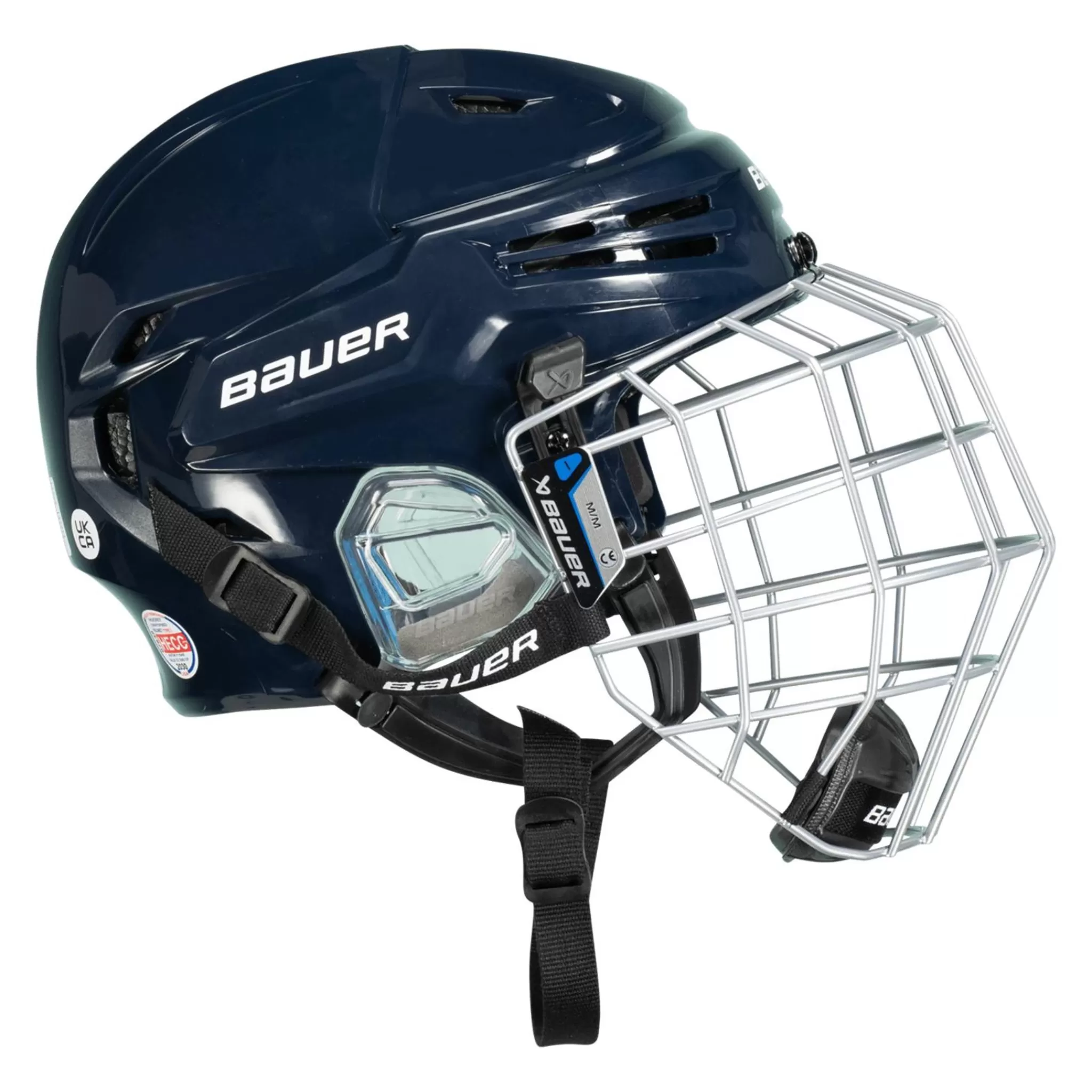 bauer S23 Re-Akt 65 Helmet-Combo 23/24, Hockeyhjelm, Unisex