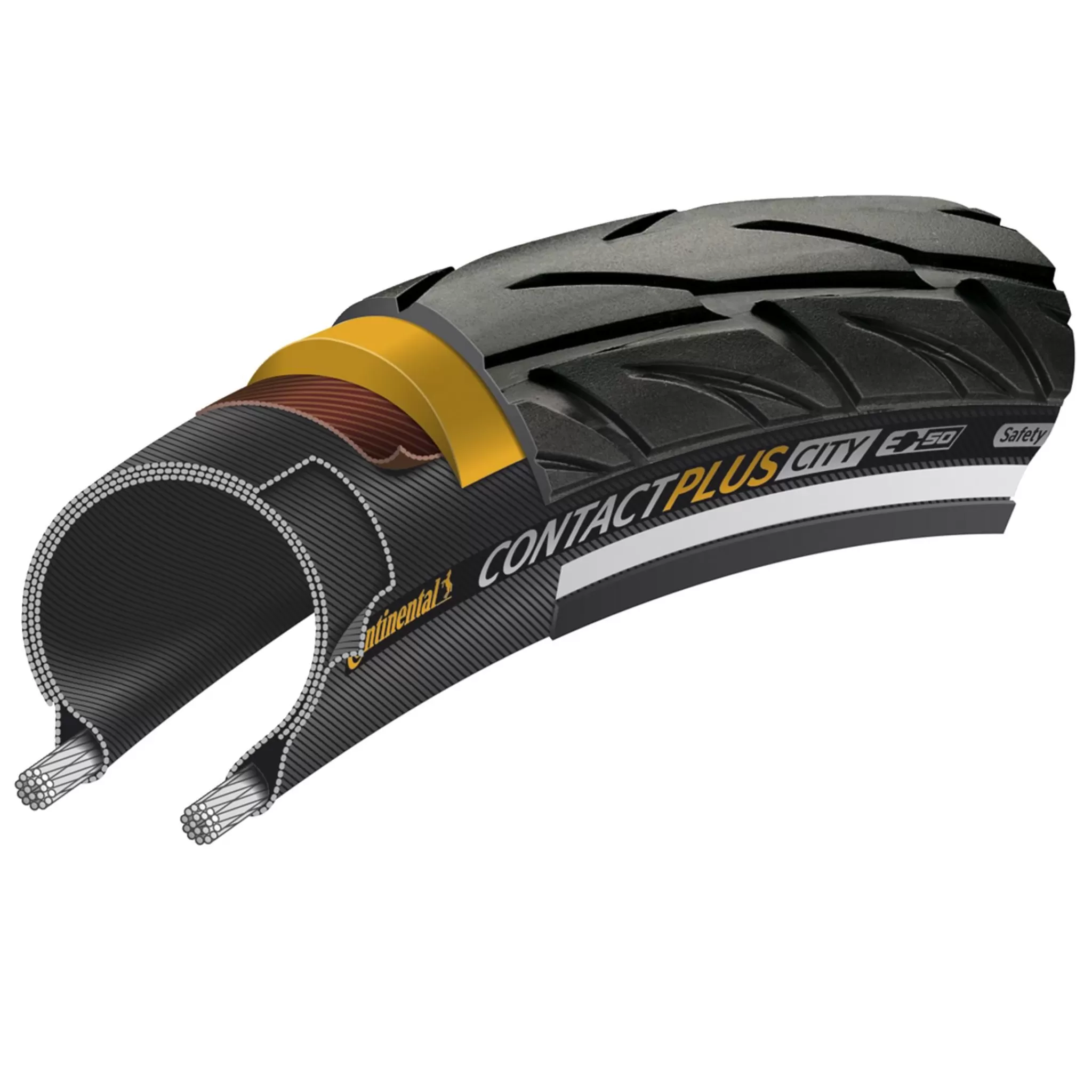 continental Tire Contact Plus City Safetyplusbreaker 700X42, Sykkeldekk