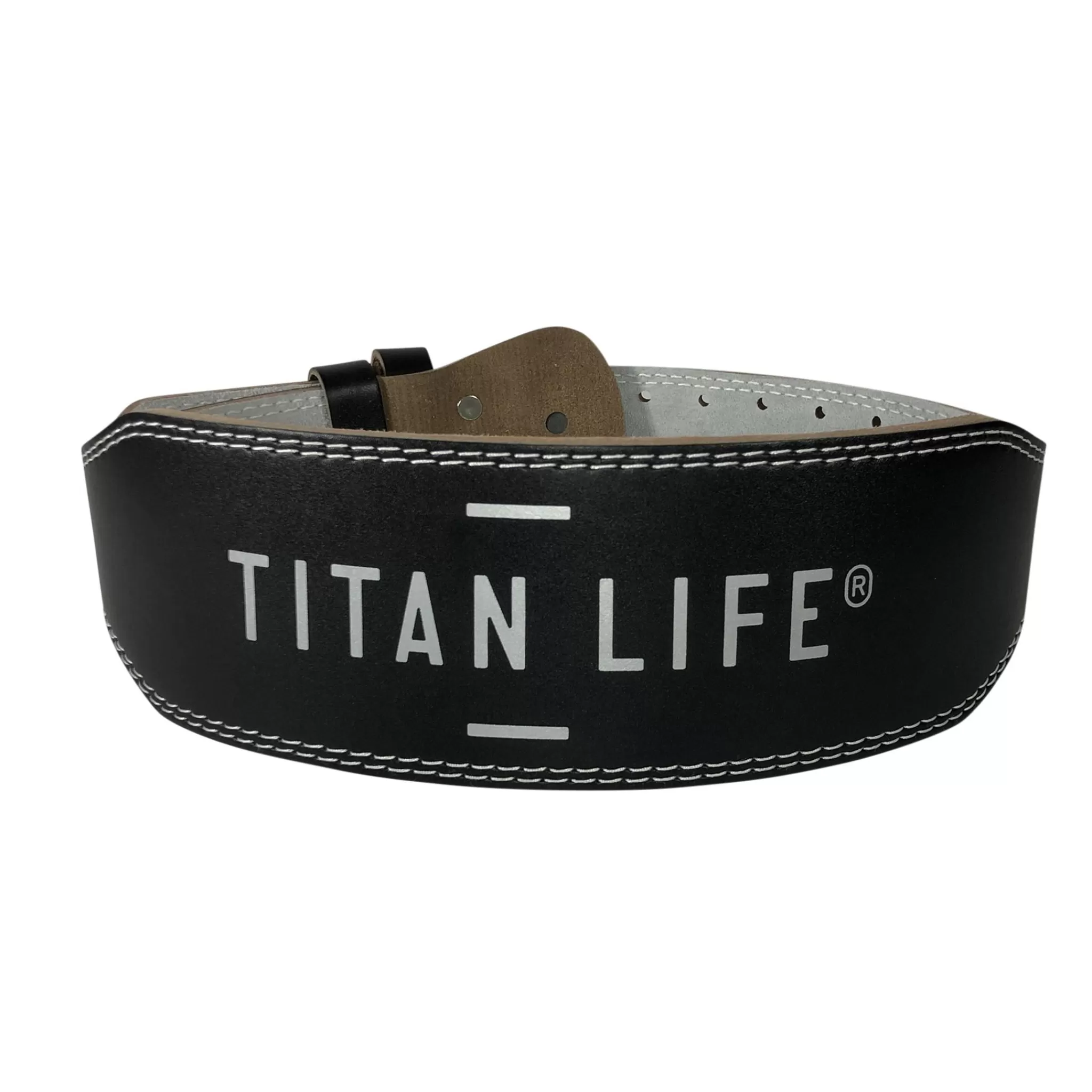 TITAN LIFE - Leather Weight Lifting Belt, Loftebelte