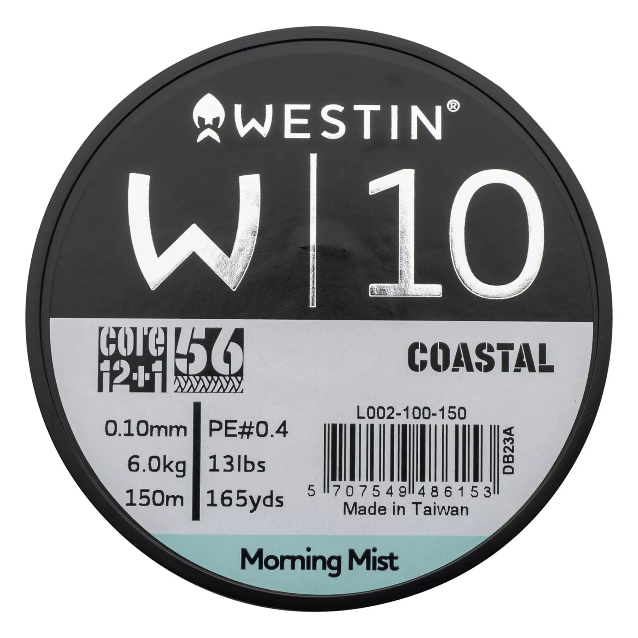 Westin W10 13 Braid Coastal 0.10Mm 150M 6.0Kg, Fiskesene Multifilament