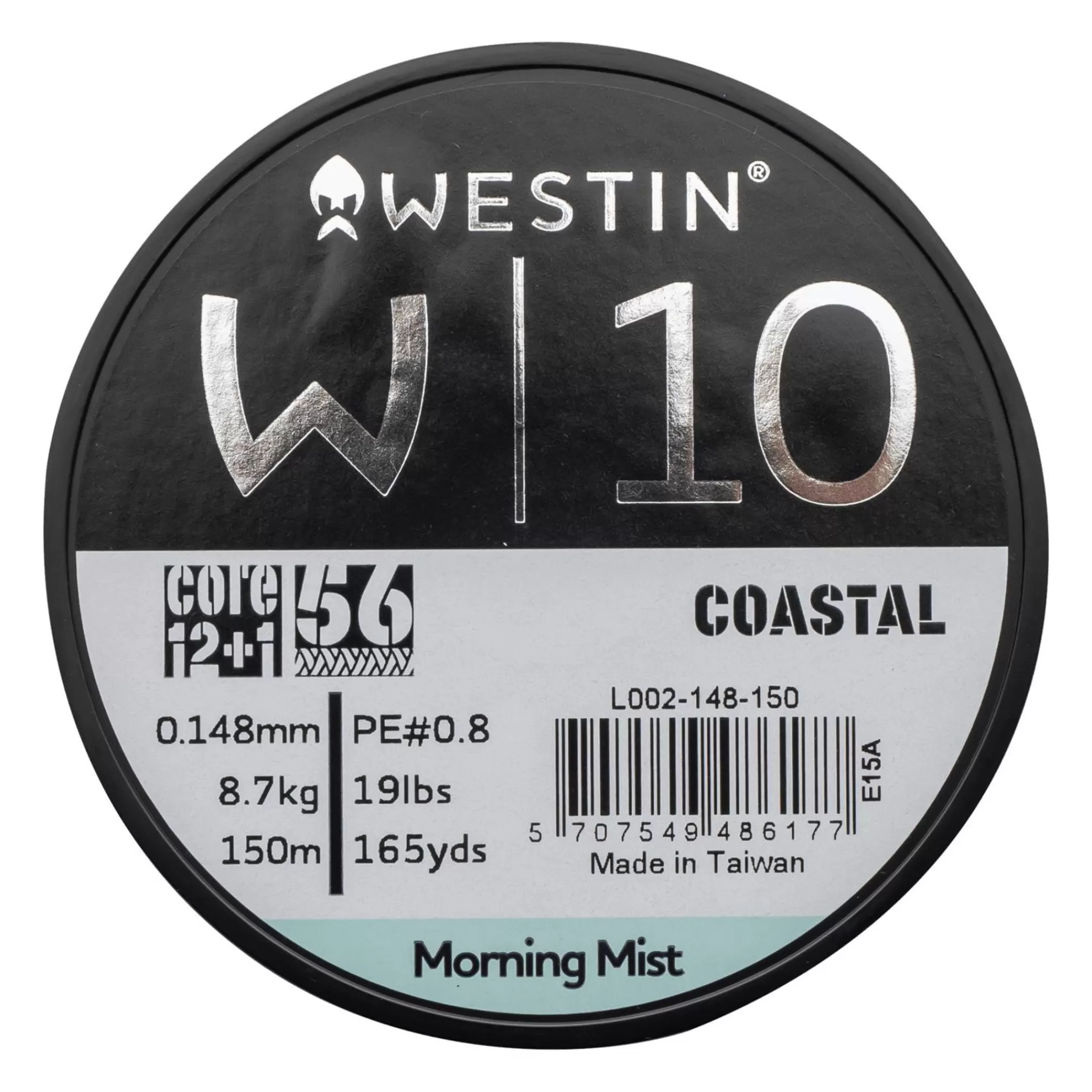 Westin W10 13 Braid Coastal 0.148Mm 150M 8.7Kg, Fiskesene Multifilament