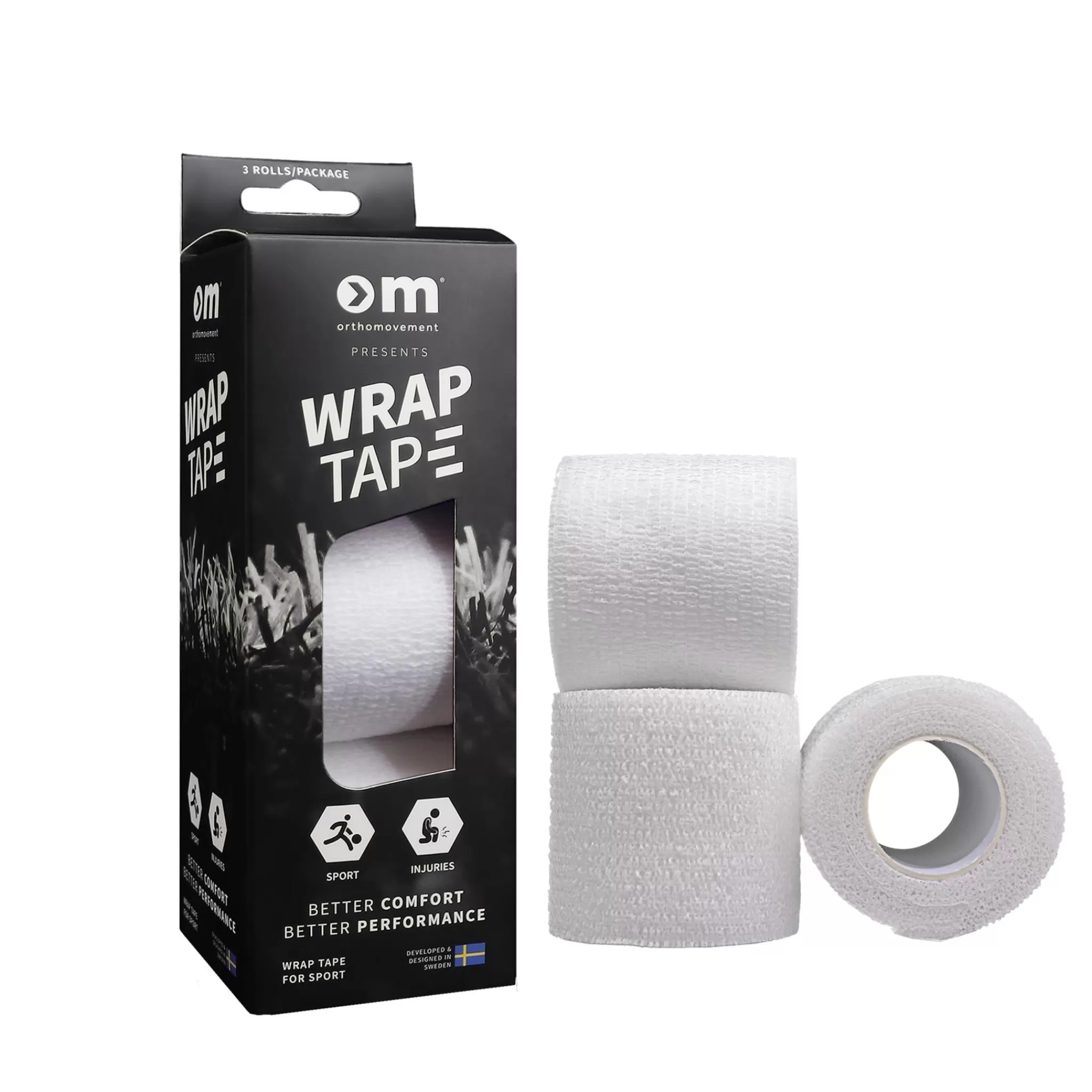 Ortho Movement Wrap Tape 3 Pack, Fotballteip